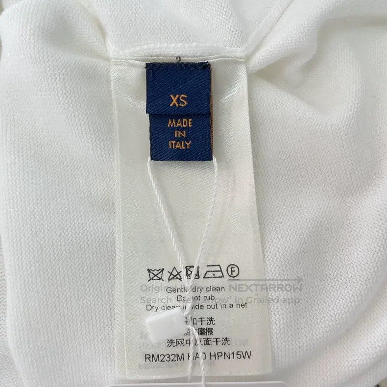 Louis Vuitton Louis Vuitton White letter knit short sleeves Size US XS / EU 42 / 0 - 5 Thumbnail