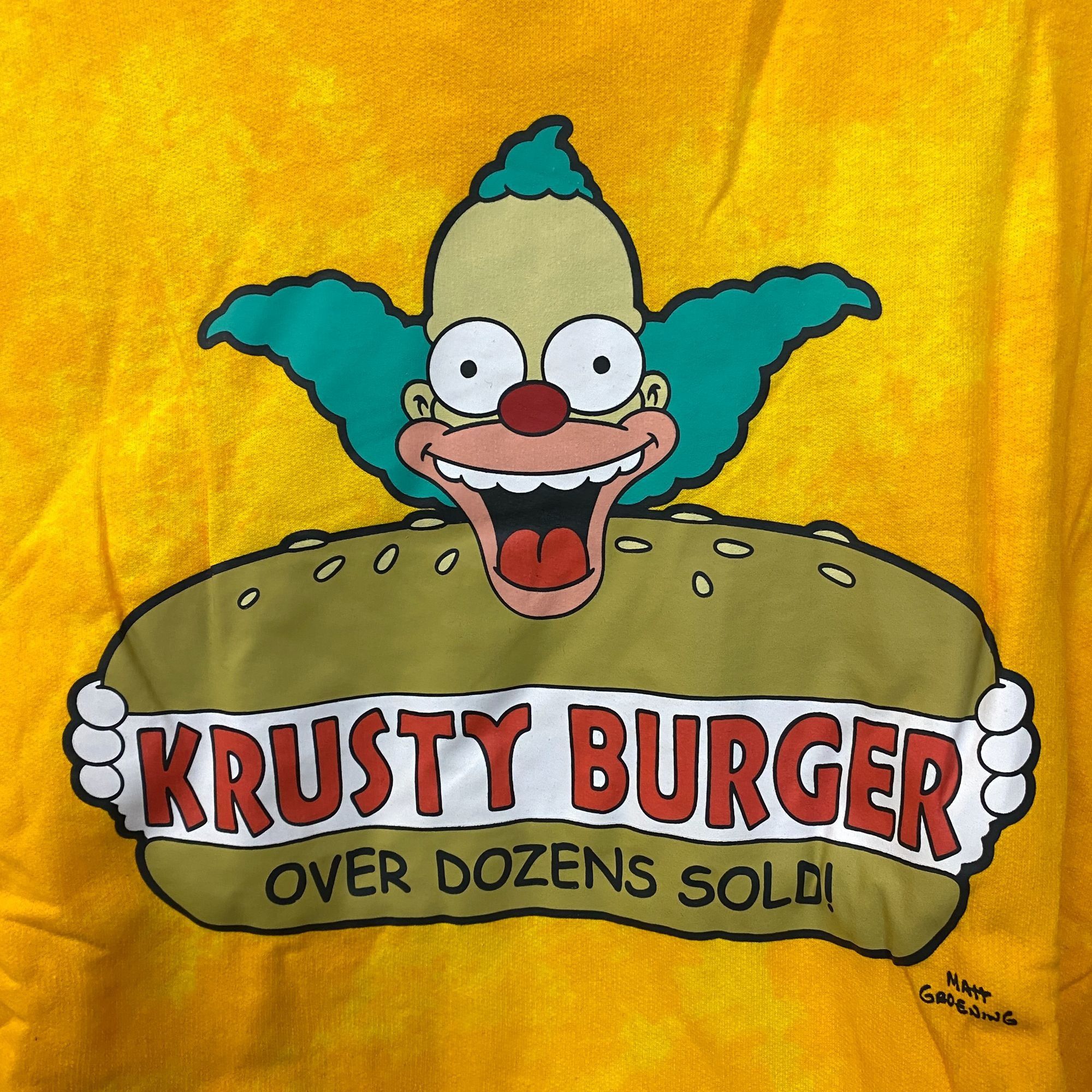 The Simpsons The Simpsons Krusty Burger tiedye hoodie size XL Size US XL / EU 56 / 4 - 2 Thumbnail