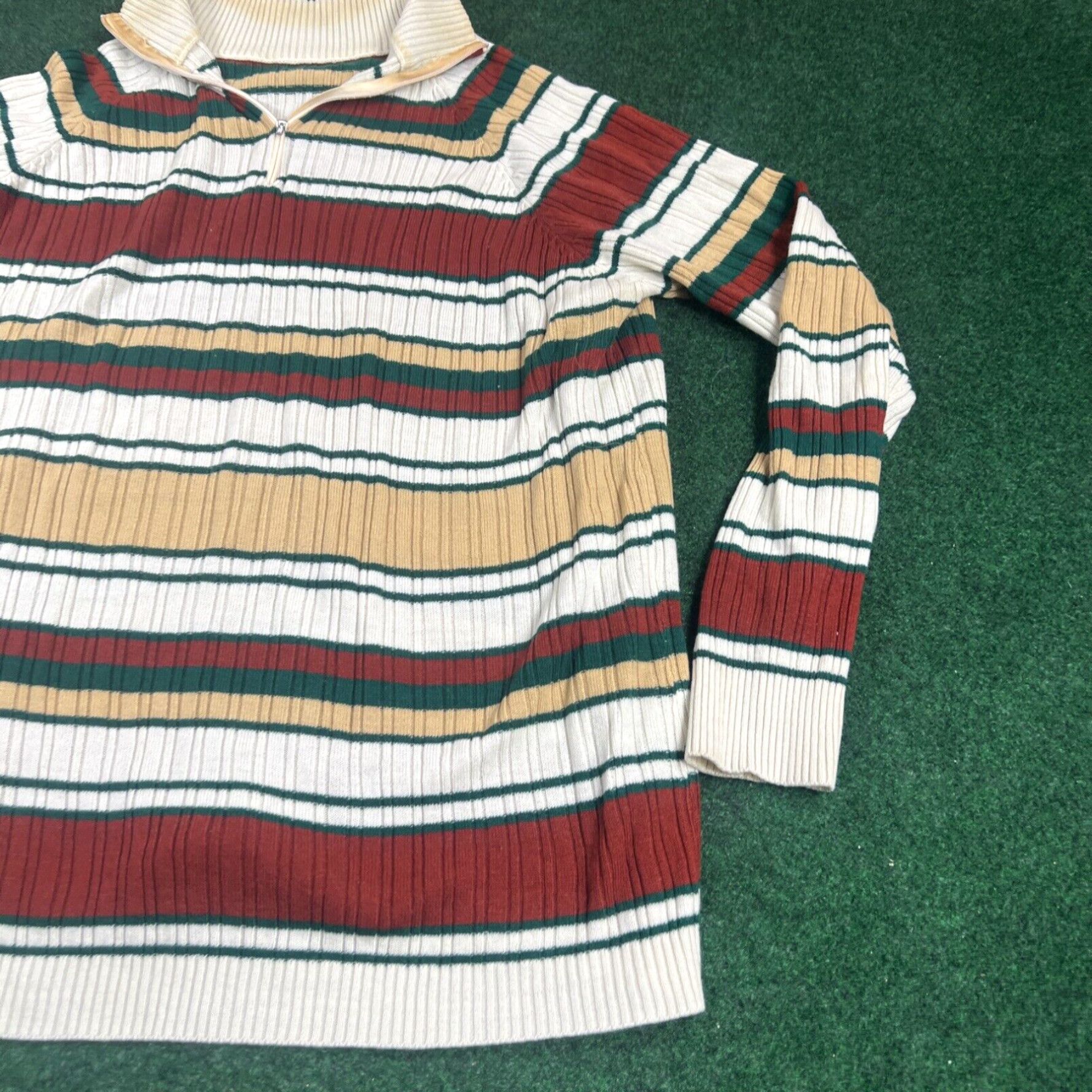 Vintage Vintage Quarter Zip Long Sleeve Sweater Adult Size Medium 80s 90s Size US M / EU 48-50 / 2 - 3 Thumbnail