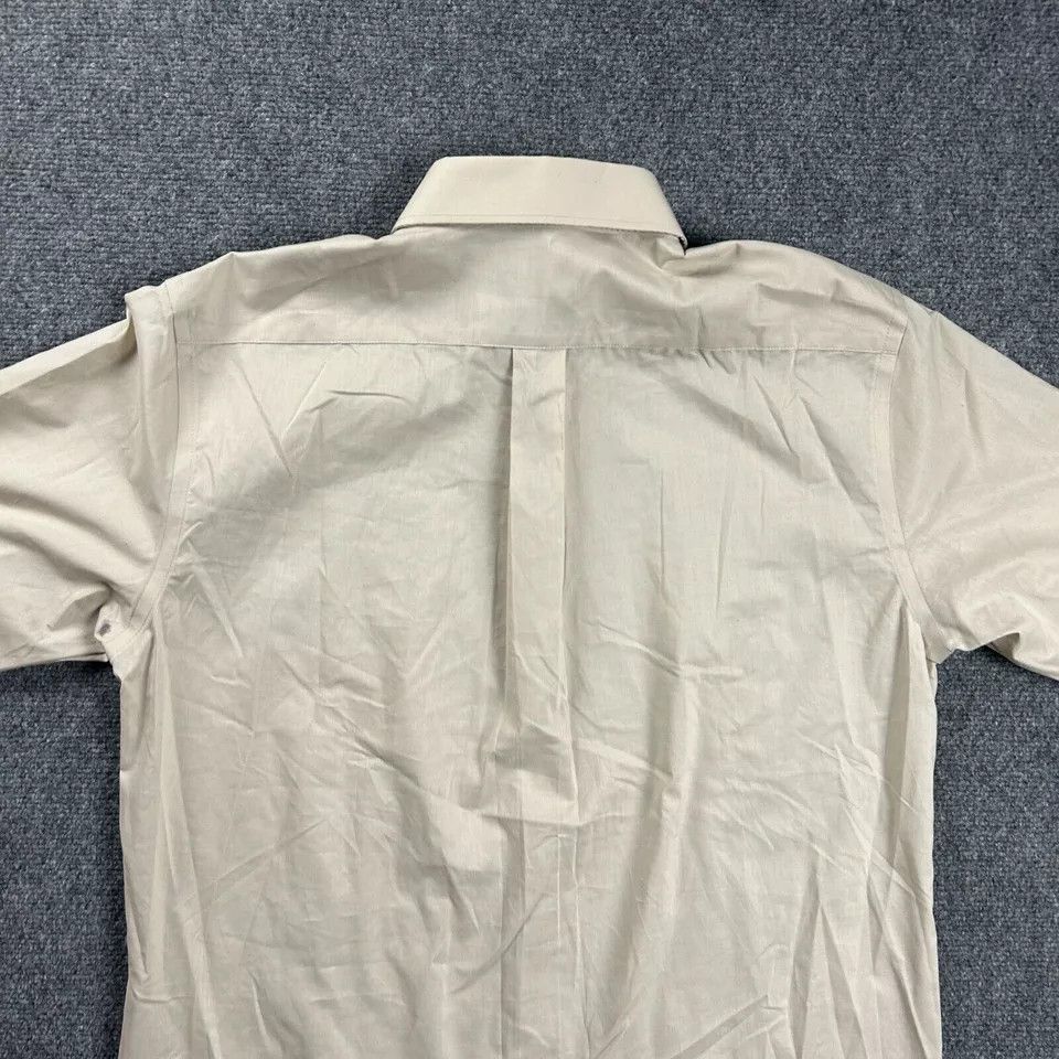Stafford Stafford Shirt Mens 16 Regular Fit Travel Broadcloth Button Size US L / EU 52-54 / 3 - 7 Thumbnail