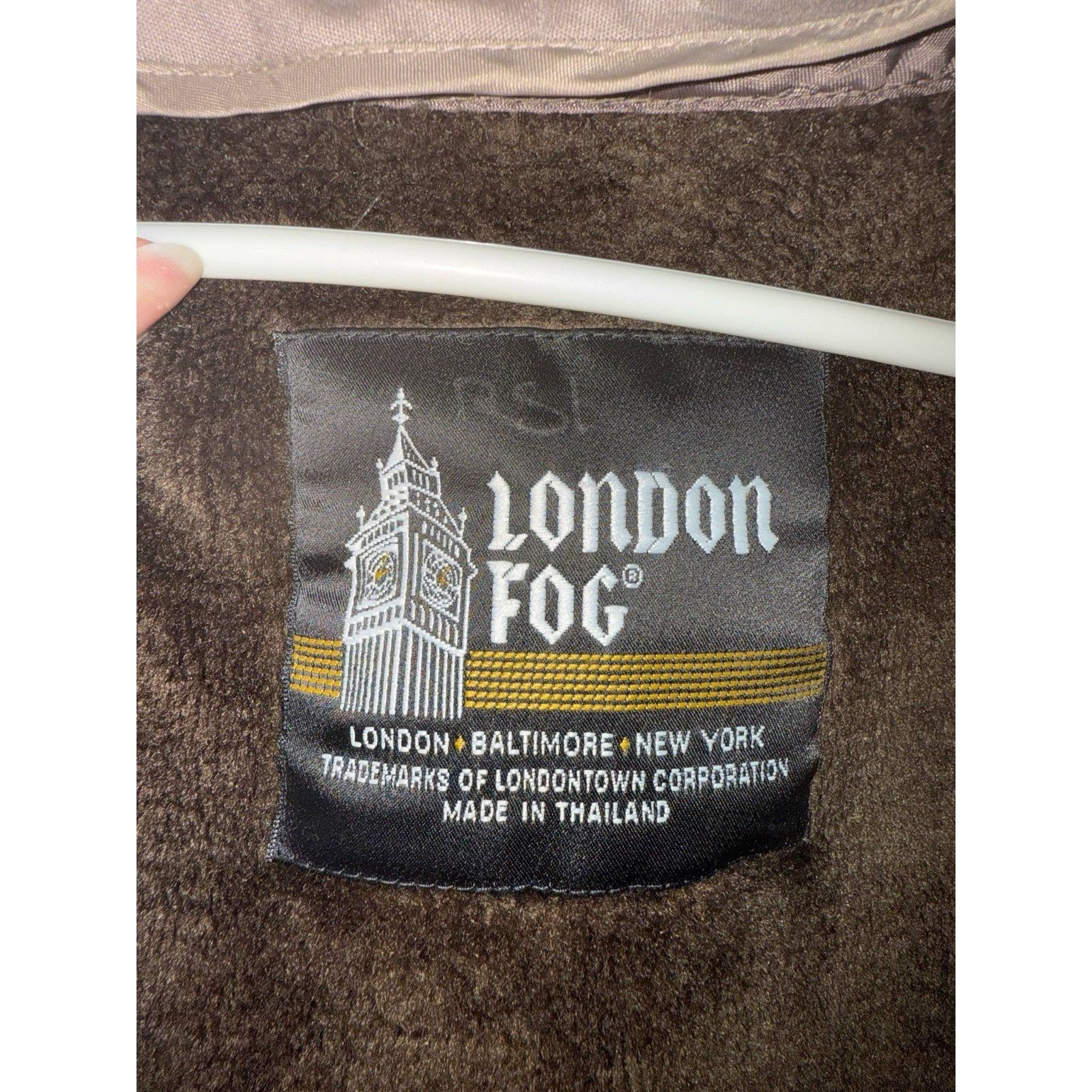 London Fog London Fog Beige Removable Liner Trench Chore Coat Womens 6R Size M / US 6-8 / IT 42-44 - 4 Thumbnail