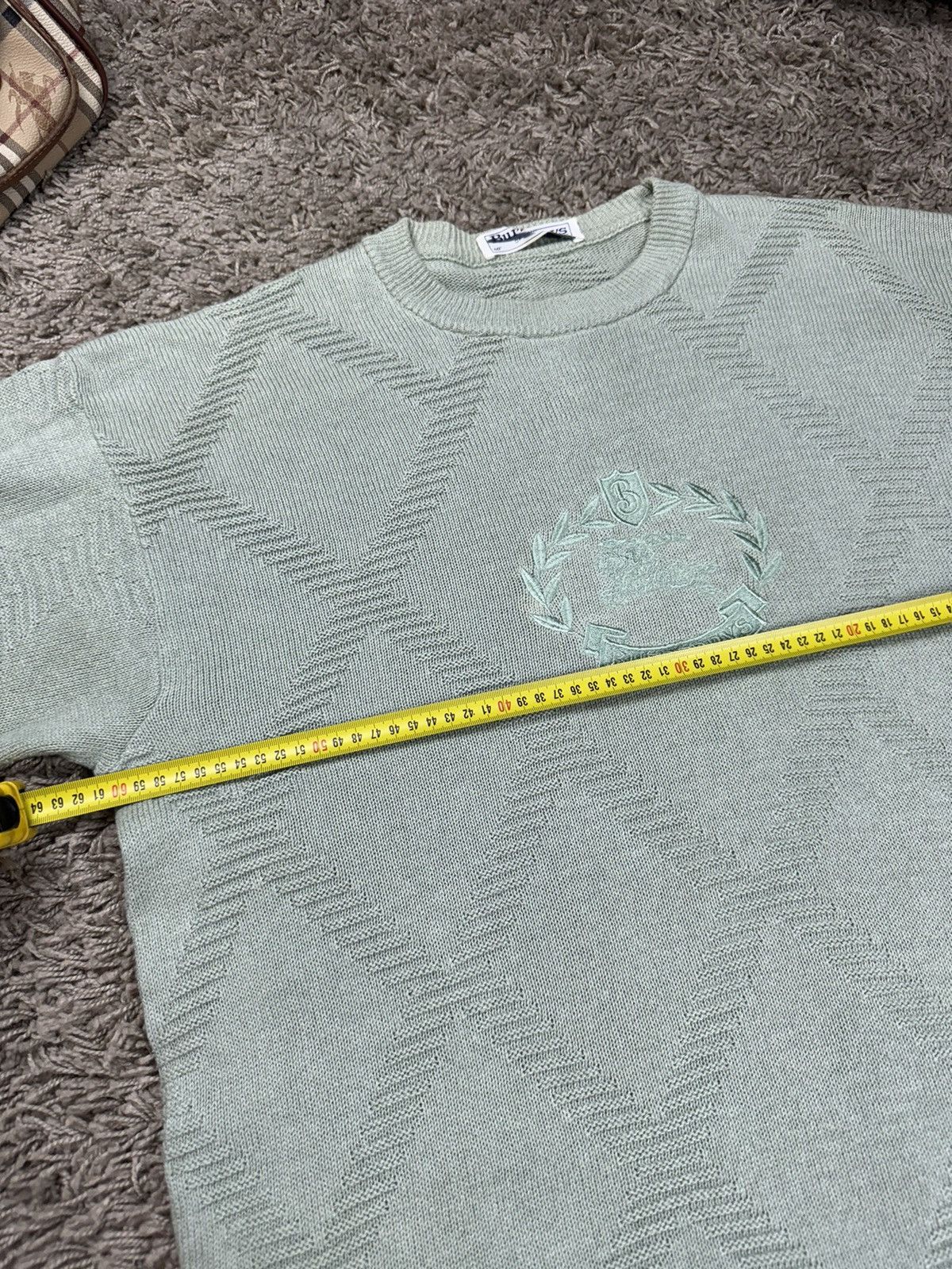 Burberry × Vintage Vintage rare sweater Burberry central logo original item Size US XL / EU 56 / 4 - 5 Thumbnail