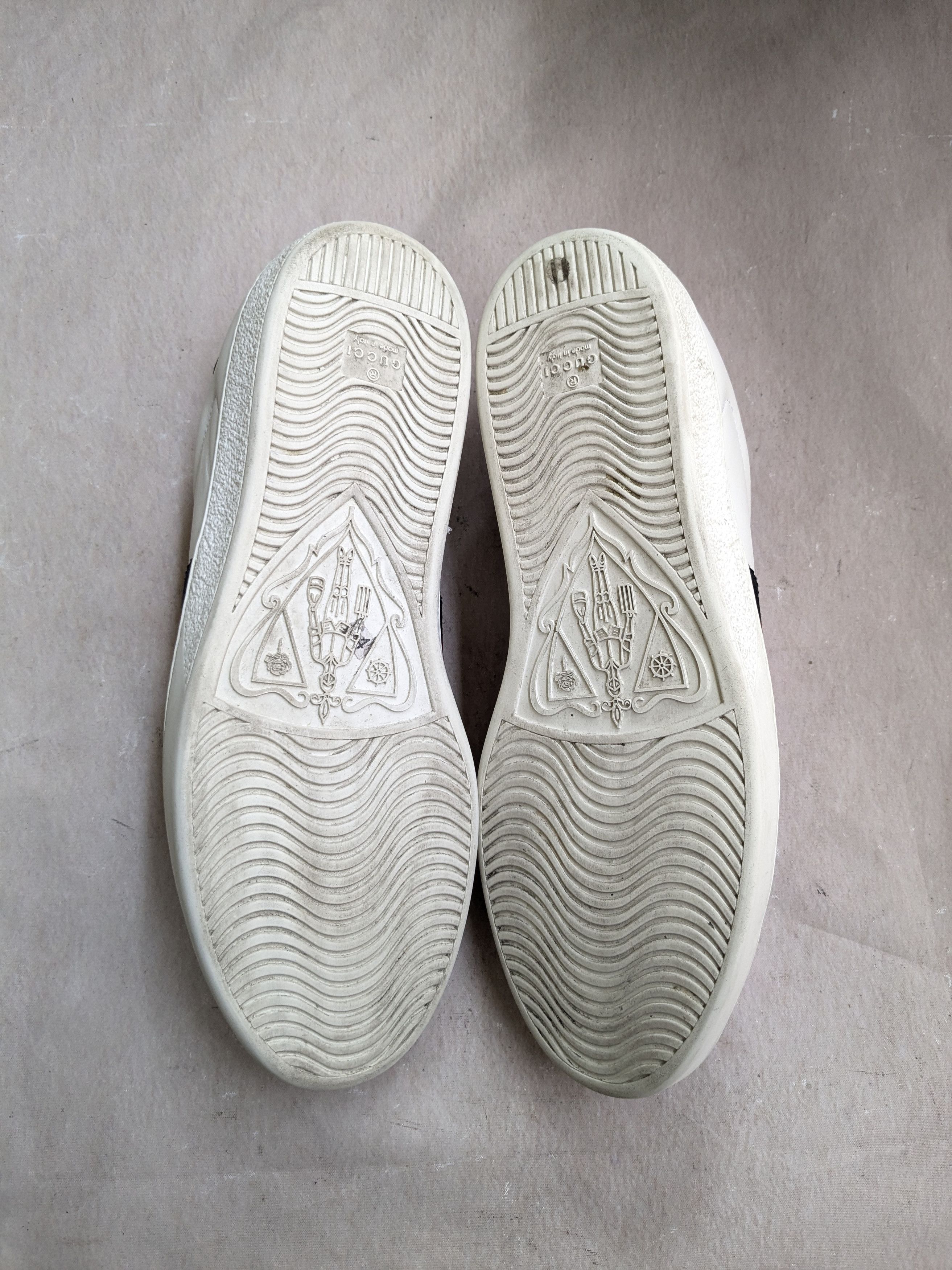 Gucci Gucci Ace Sneakers White 13.5 White Low Tops 386750 Size US 13 / EU 46 - 14 Thumbnail