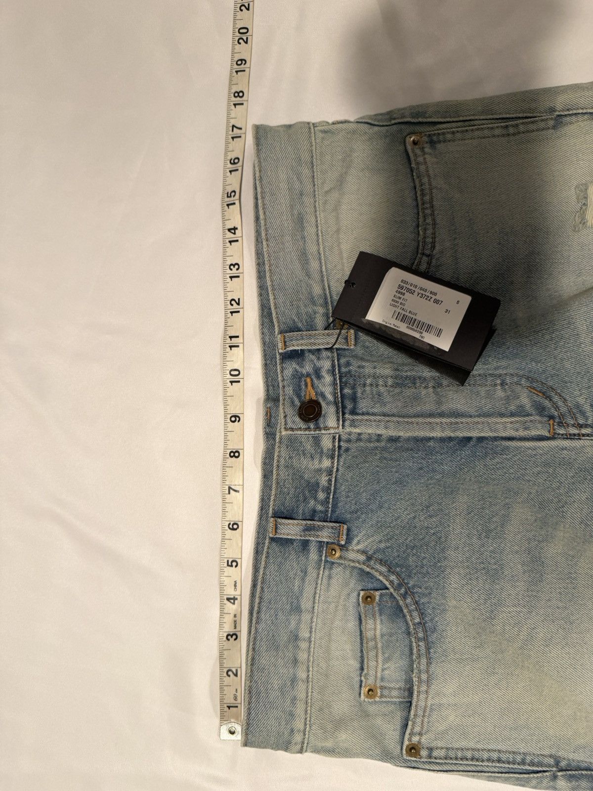 Saint Laurent Paris Saint Laurent men’s blue slim fit jeans. 31. $890 Size US 31 - 8 Thumbnail