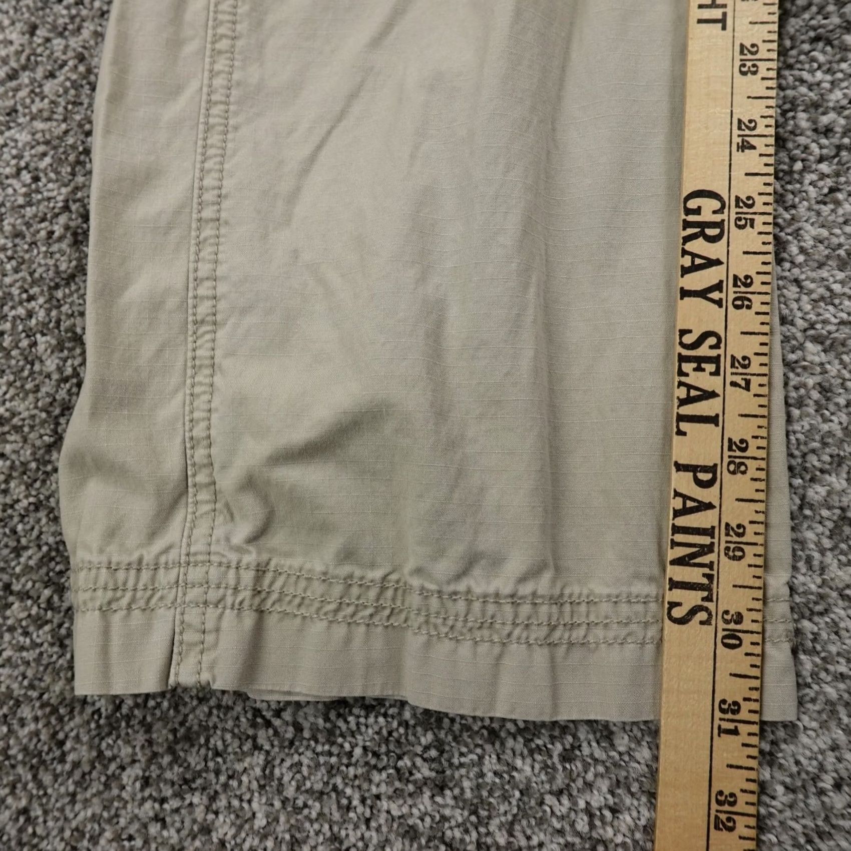 Vintage Cabela's Pants Women L Beige Tan Cargo Pull On Drawstring Hunting Outdoor Hiking Size 36" / US 14 / IT 50 - 3 Thumbnail