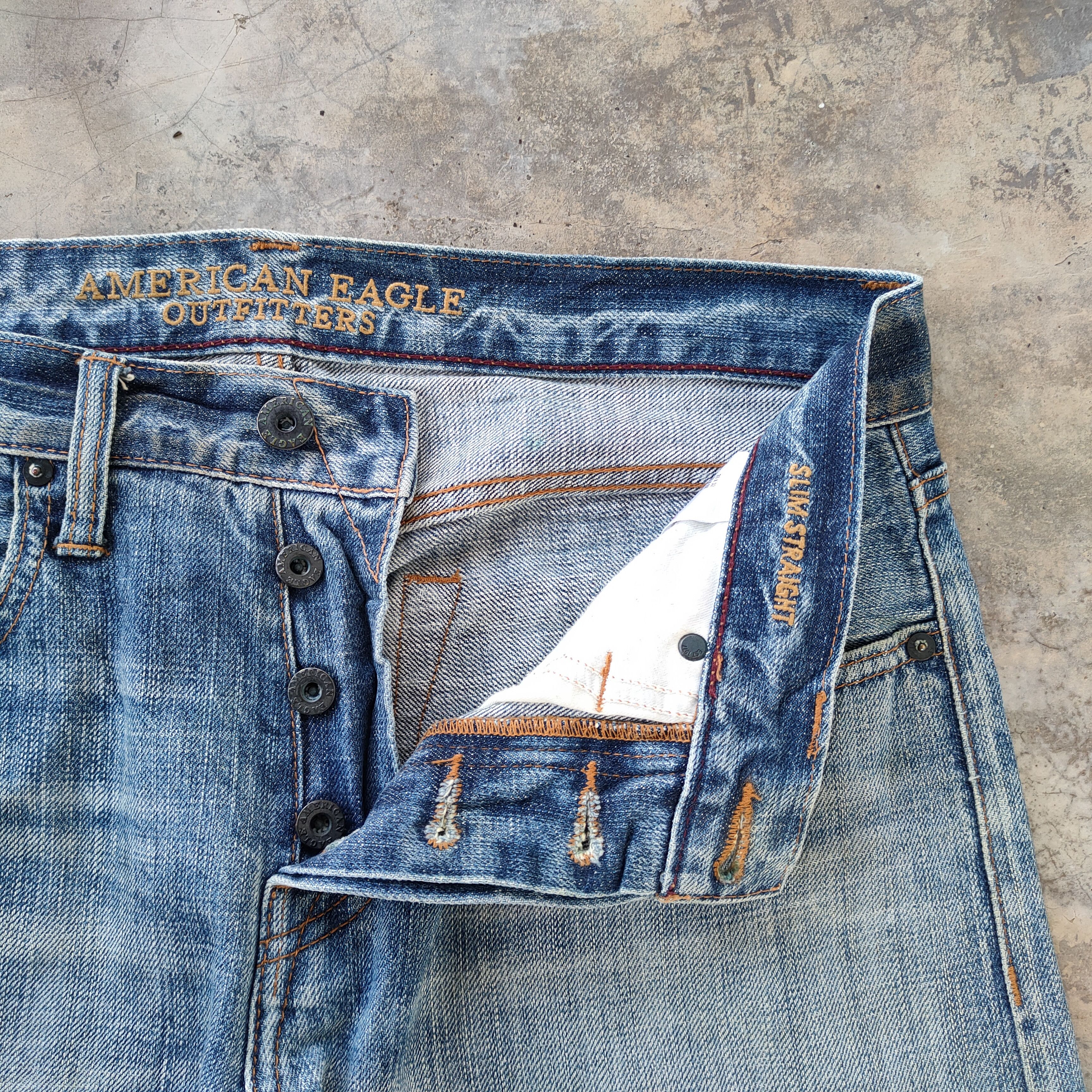Japanese Brand × Jean VINTAGE JAPANESE SALVEGE FADED DISTRESSED JEANS DENIM PANTS Size US 34 / EU 50 - 7 Thumbnail