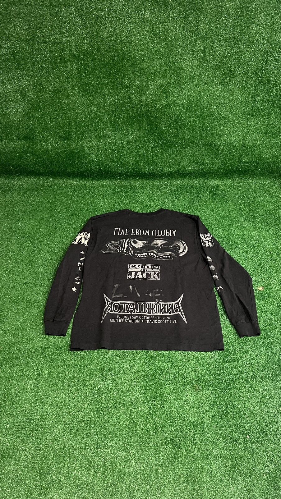 Travis Scott TRAVIS SCOTT METLIFE BLACK TEE NYC **SOLD OUT** Size US XL / EU 56 / 4 - 2 Thumbnail