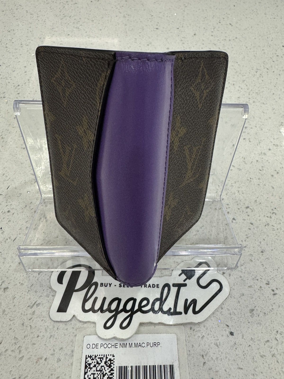 Louis Vuitton Louis Vuitton Purple Monogram Macassar Pocket Organizer Size ONE SIZE - 6 Thumbnail