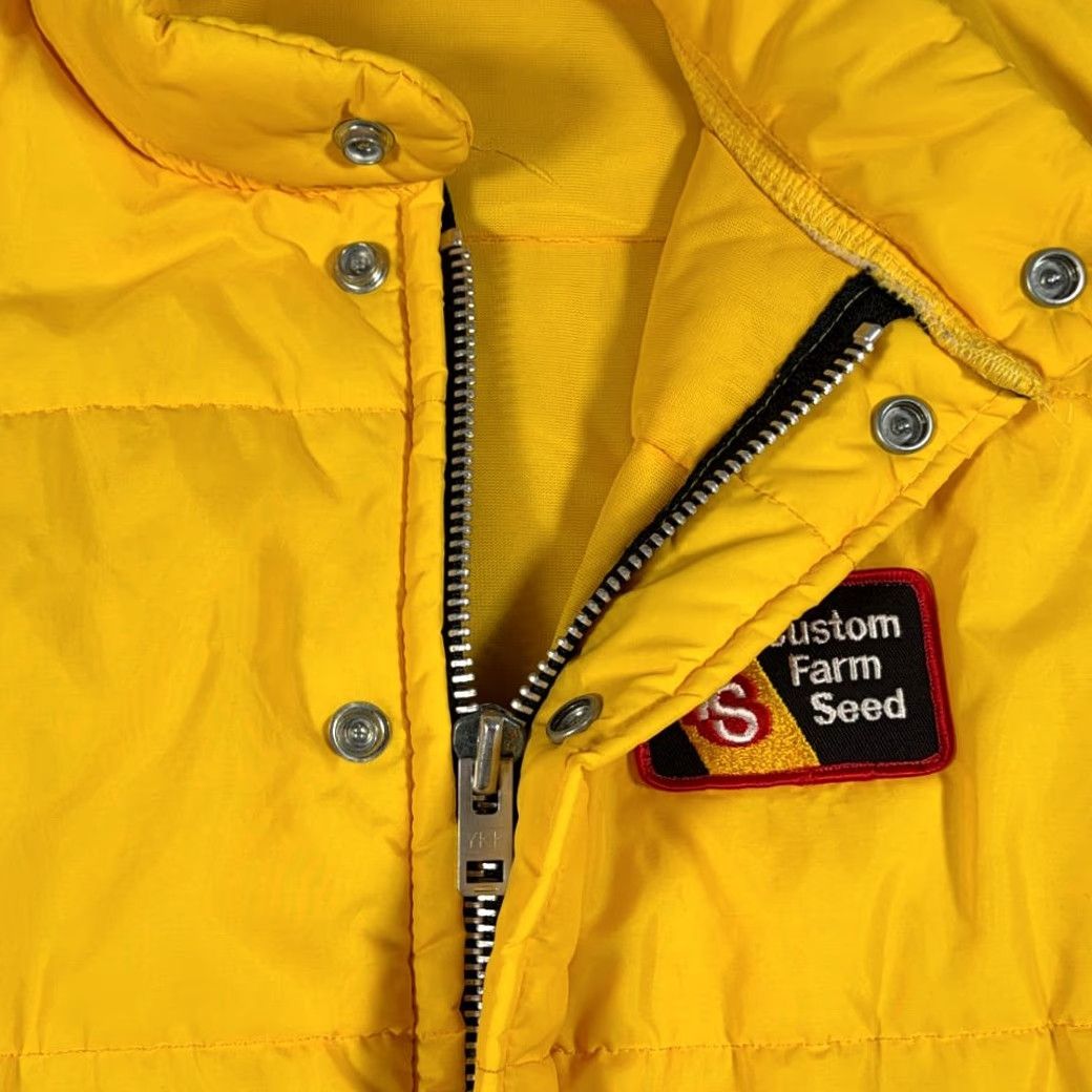 Vintage VINTAGE Swingster Jacket Mens Small Yellow Quilted Puffer 80s Nylon N/A Farm Seed Work 80s Size US S / EU 44-46 / 1 - 6 Thumbnail
