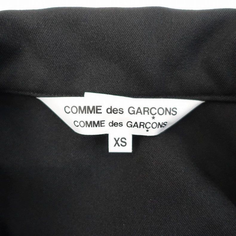 Other Comme Des Garcons Black cotton three-quarter sleeve shirt Size XS / US 0-2 / IT 36-38 - 8 Thumbnail