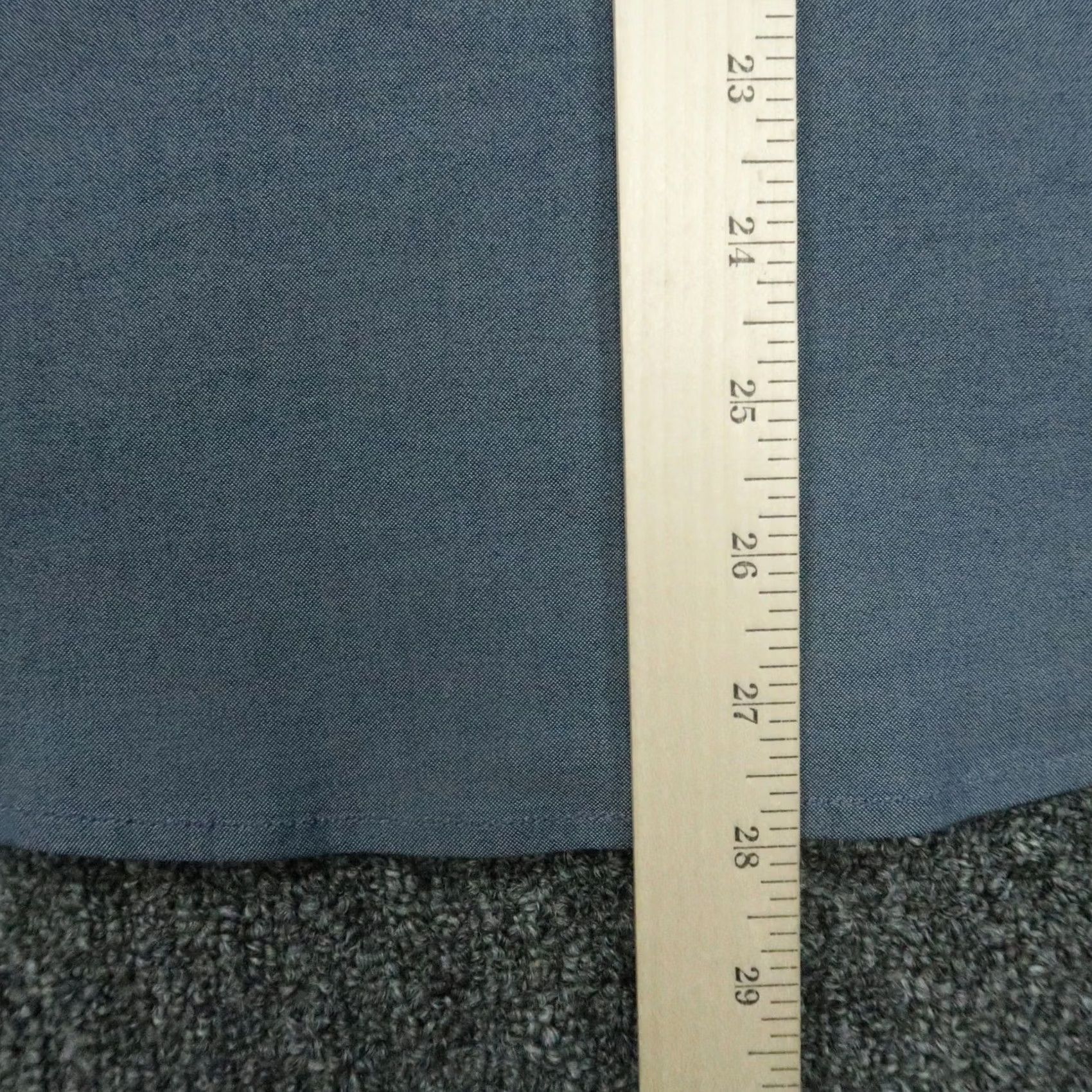 Vintage Proof Shirt Mens Small Blue Long Sleeve Button Down Stretch Huckberry Shirt Size US S / EU 44-46 / 1 - 7 Thumbnail