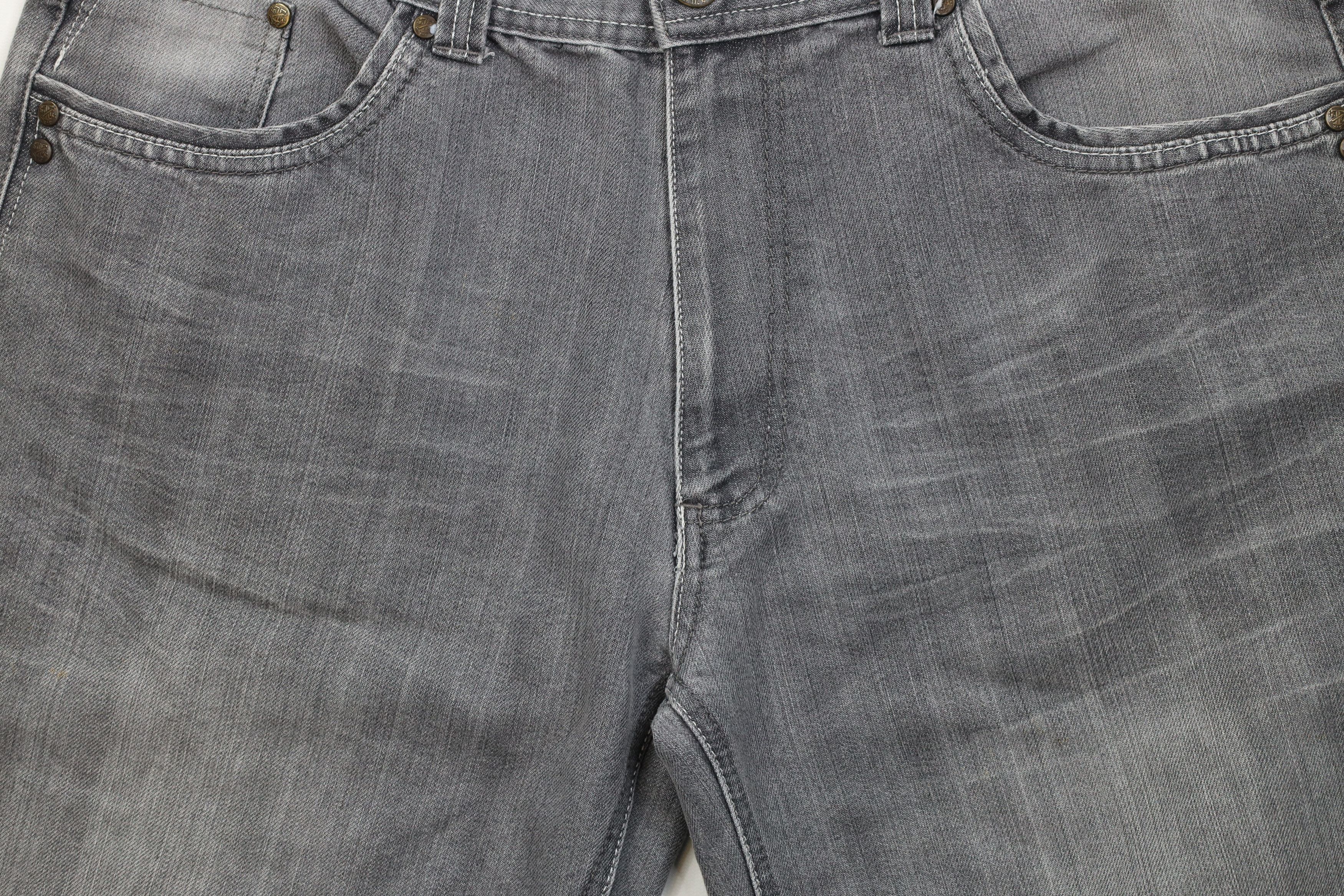 Vintage Vintage 90s Y2K Streetwear Baggy Fit Denim Jean Shorts Gray Size US 36 / EU 52 - 3 Thumbnail