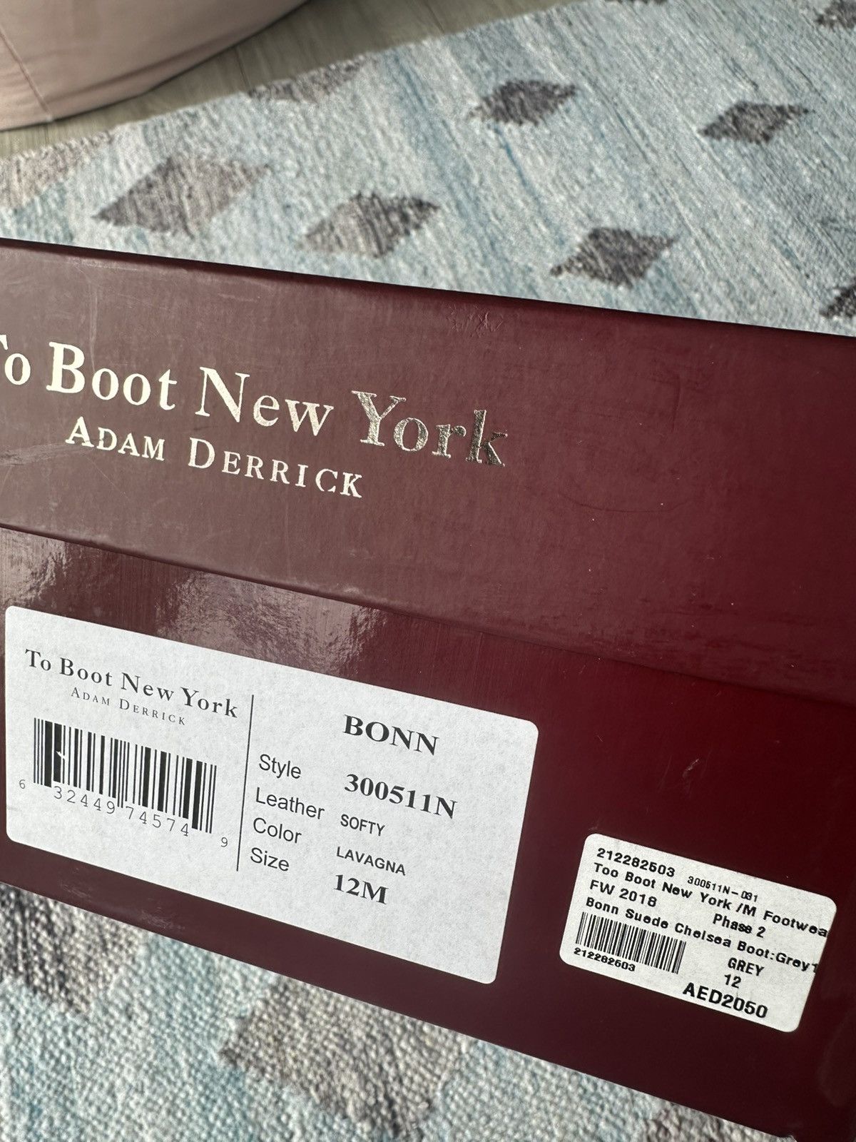 To Boot New York Bonn Suede Chelsea Boot Size US 12 / EU 45 - 12 Thumbnail