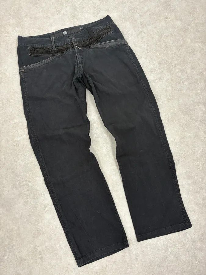 Marithe + Francois Girbaud 2000s Marithé + François Girbaud Black Hybrid Pants Size US 32 / EU 48 - 5 Thumbnail