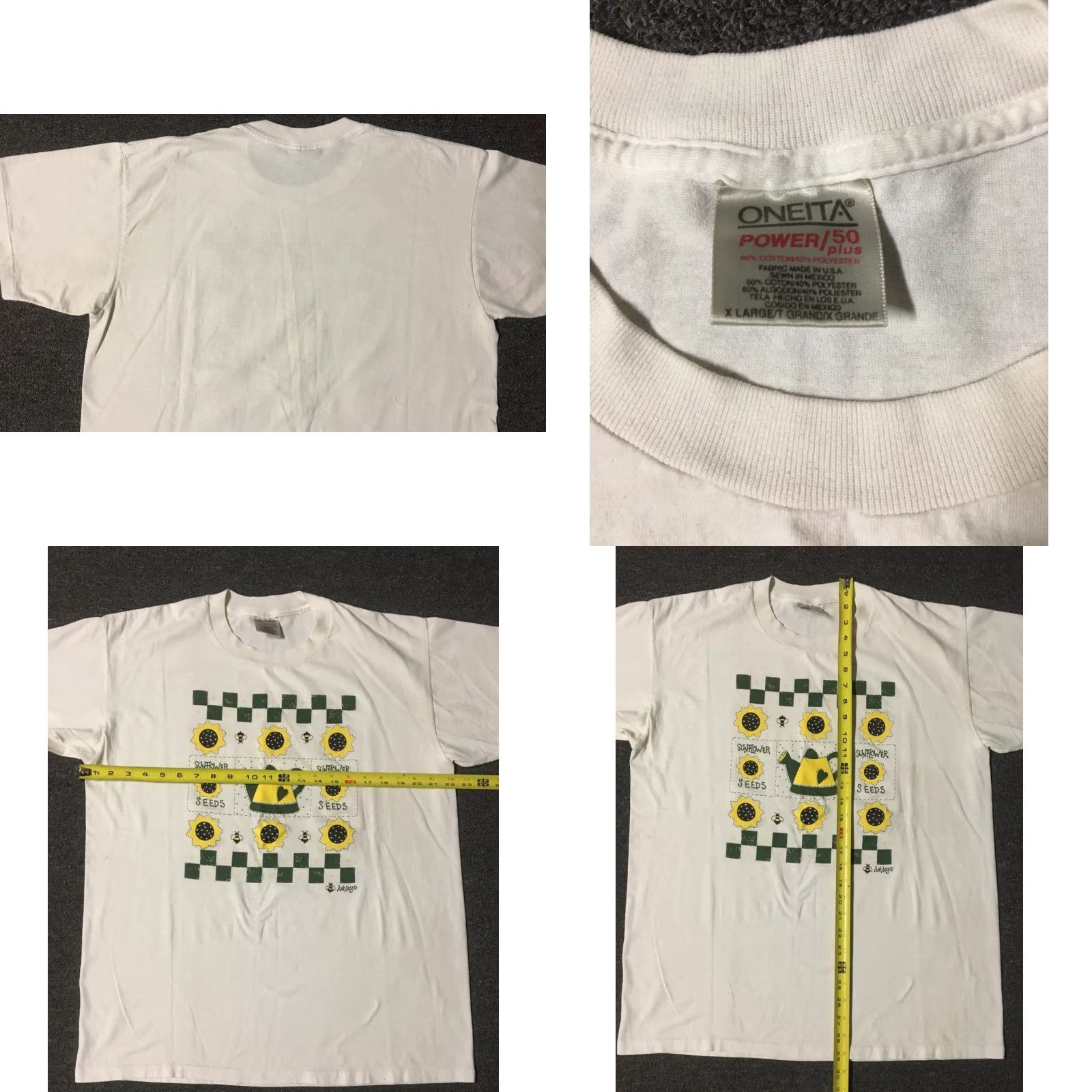 Sunflower VINTAGE Sunflower Faded Shirt XL Women's/N/A? (Original says Men) -> Invalid base. Size US XL / EU 56 / 4 - 8 Thumbnail