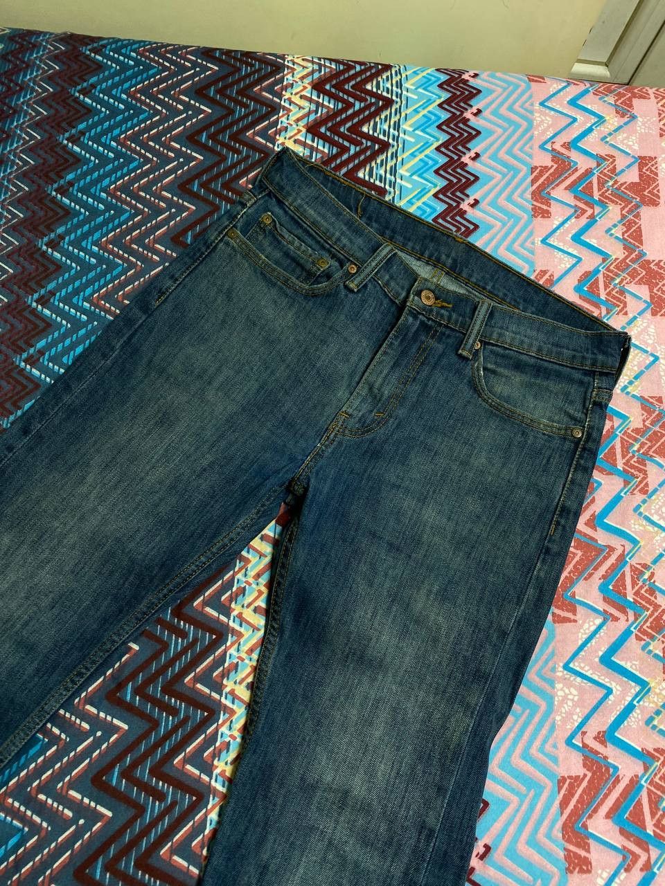 Levi's × Vintage Vintage Jeans Faded Distressed Japanese Y2K Straight Size US 31 - 12 Thumbnail