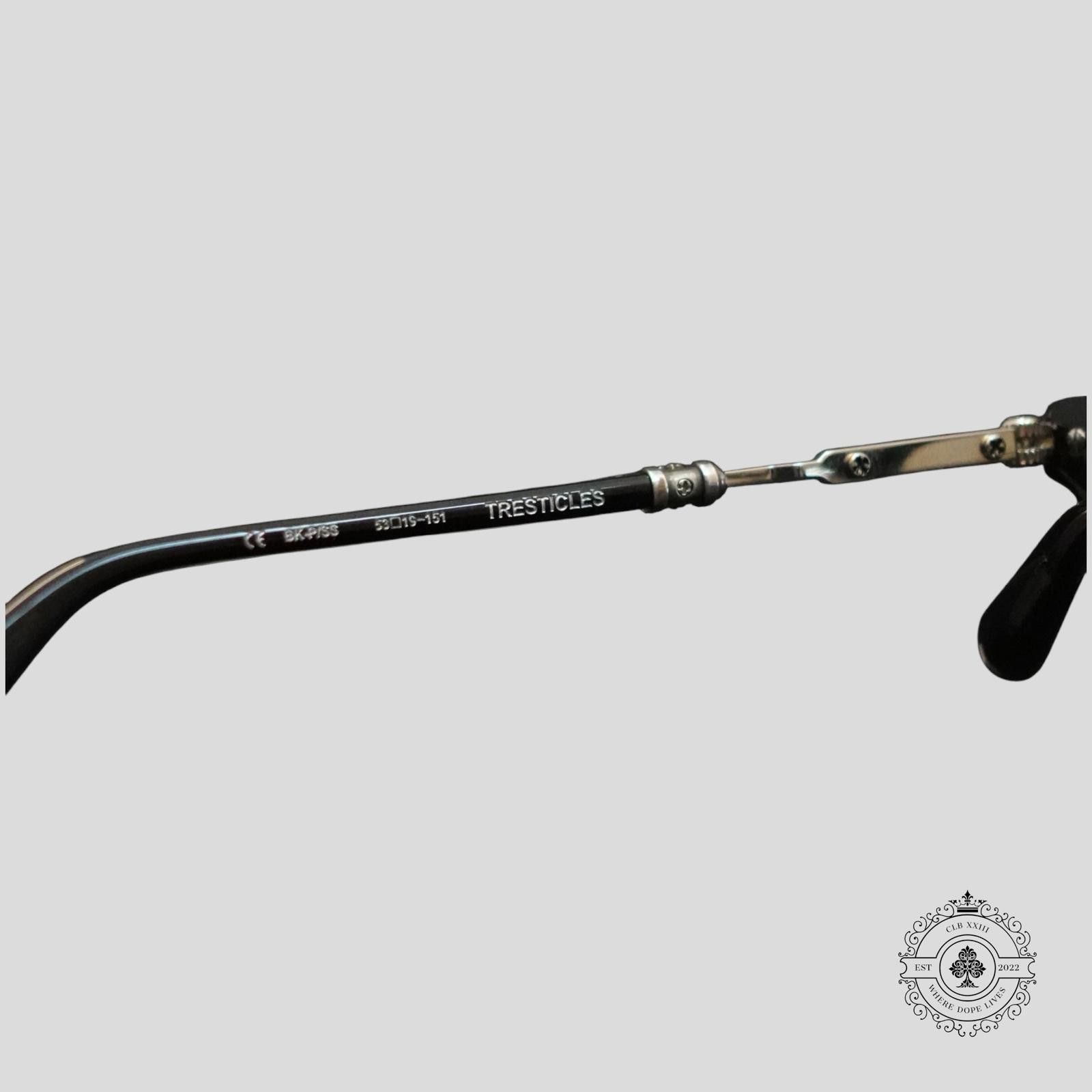 Chrome Hearts Chrome Hearts Tresticles Sunglasses in Black/Silver Size ONE SIZE - 5 Thumbnail