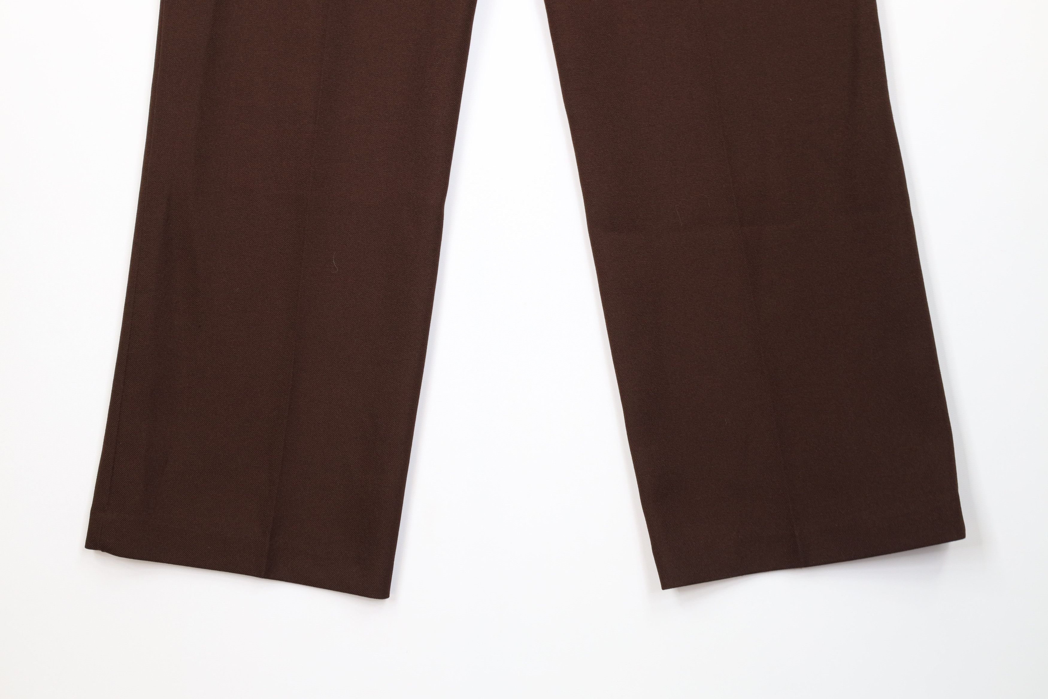 Vintage Vintage 70s Streetwear Flared Wide Leg Chino Pants Brown USA Size US 34 / EU 50 - 12 Thumbnail