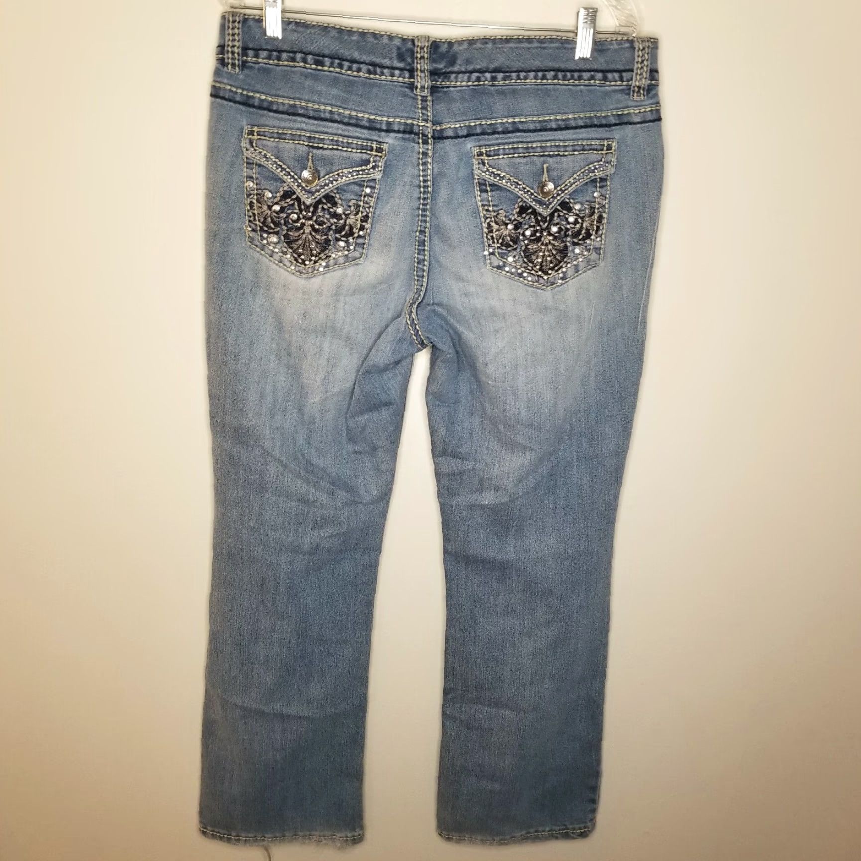 Nine West NINE WEST Women's Light Blue Straight Jeans Size 12/30 Regular Size 34" / US 12 / IT 48 - 4 Thumbnail