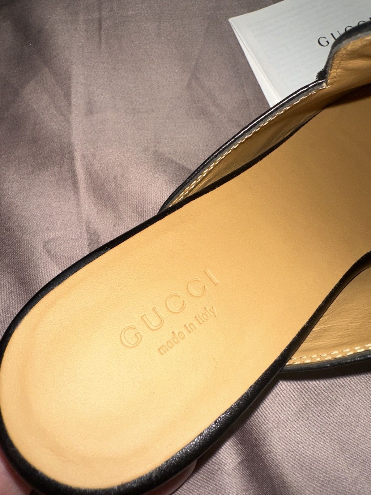 Gucci Gucci Princetown GG Mules in Embossed Leather Size US 6 / IT 36 - 6 Thumbnail