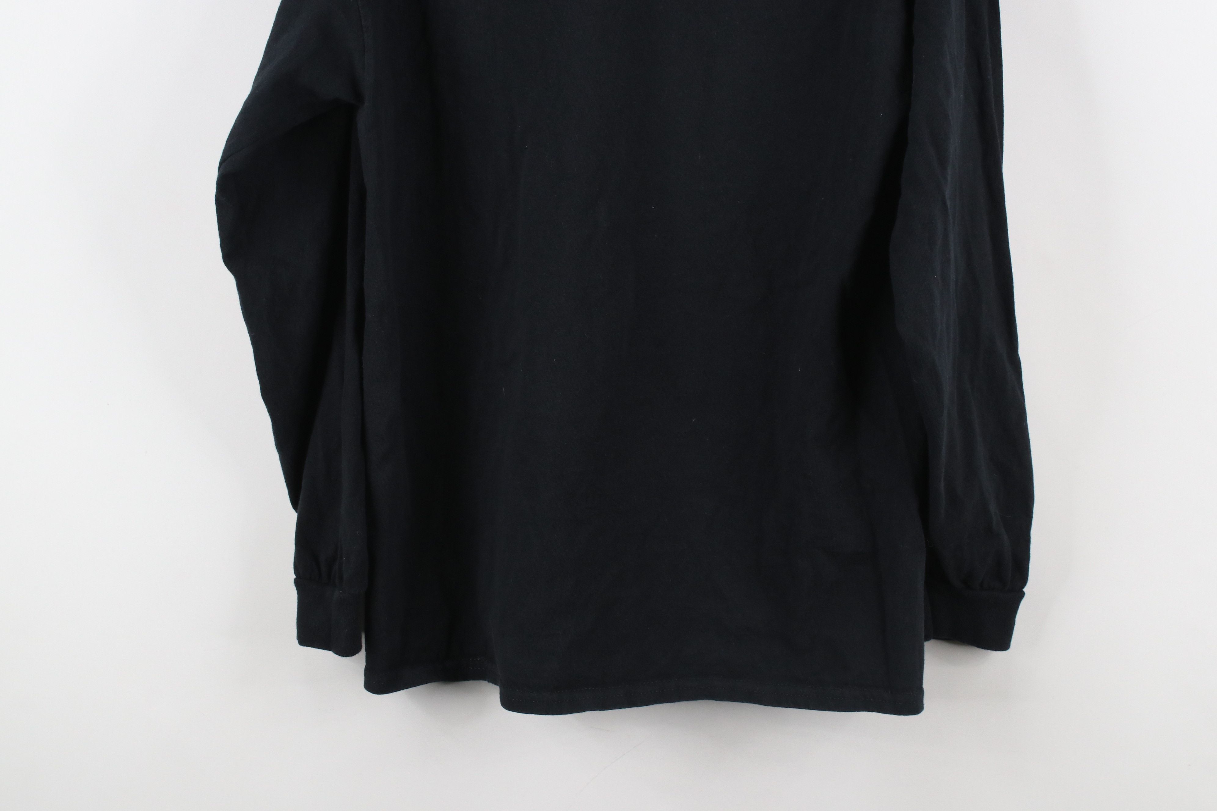 Vintage Vintage 90s Streetwear Long Sleeve T-Shirt Black Cotton Size US M / EU 48-50 / 2 - 10 Thumbnail