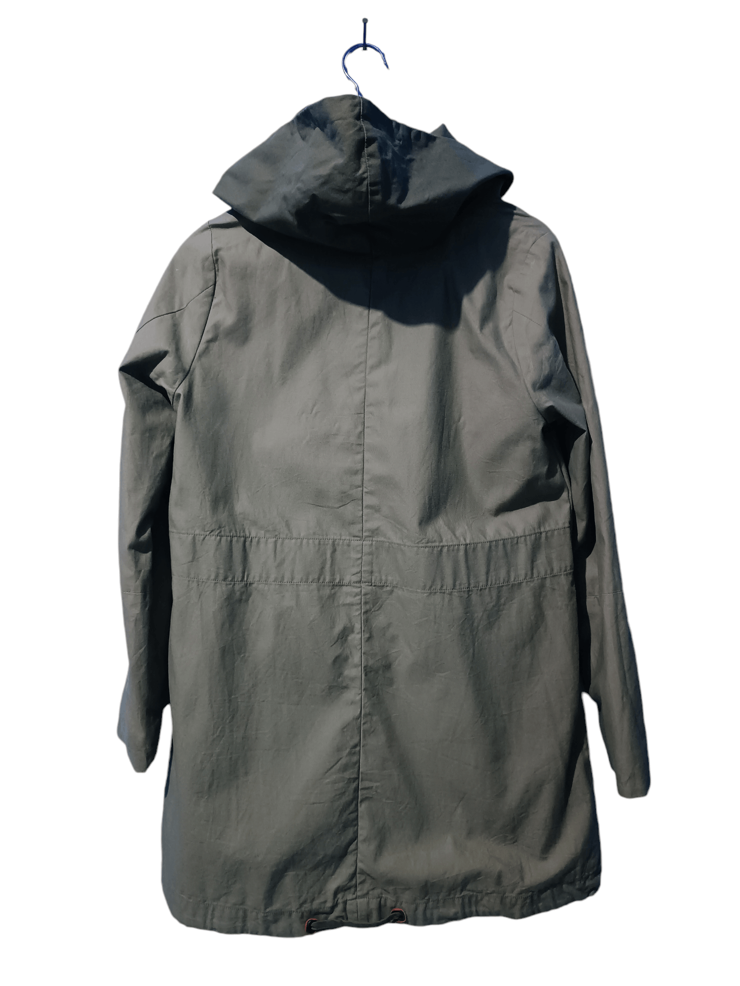 Japanese Brand Asymmetrical Front Cotton Fishtail Parka Jacket Size US L / EU 52-54 / 3 - 3 Thumbnail