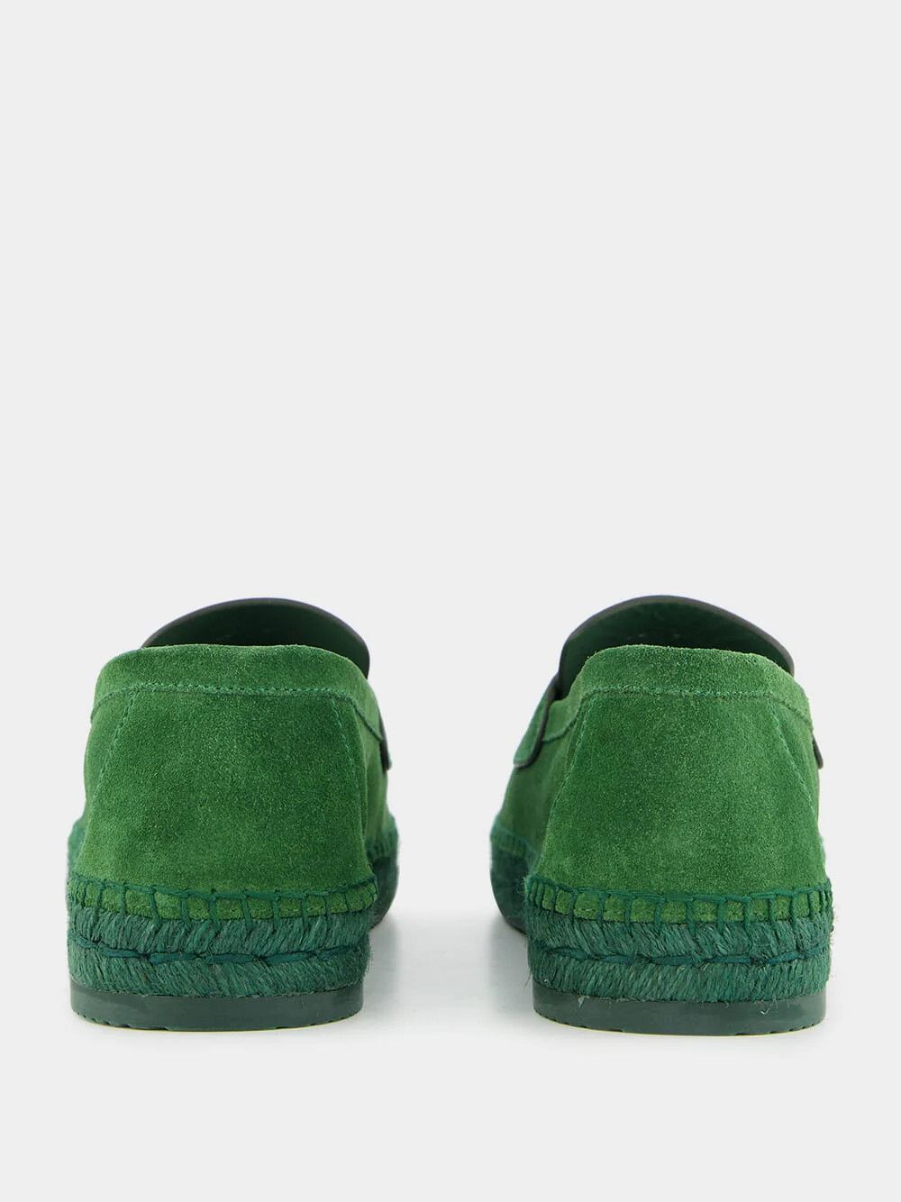 Salvatore Ferragamo o1s1rm0924 Suede Loafers in Green Size US 12.5 / EU 45-46 - 7 Thumbnail