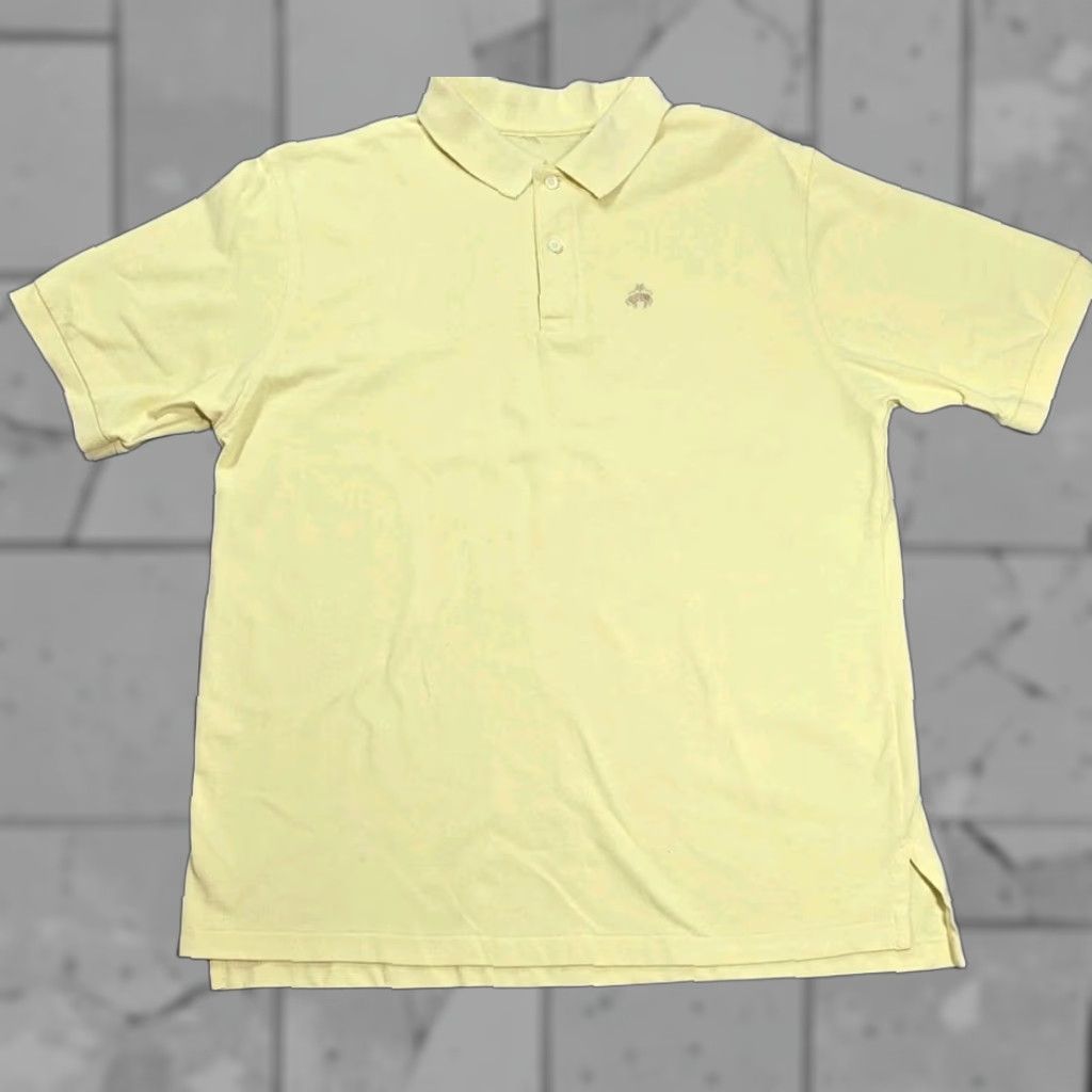Brooks Brothers VINTAGE Brooks Brothers Polo Shirt Men L Yellow Short Sleeve 80s Golden Fleece USA Size US L / EU 52-54 / 3 - 1 Thumbnail