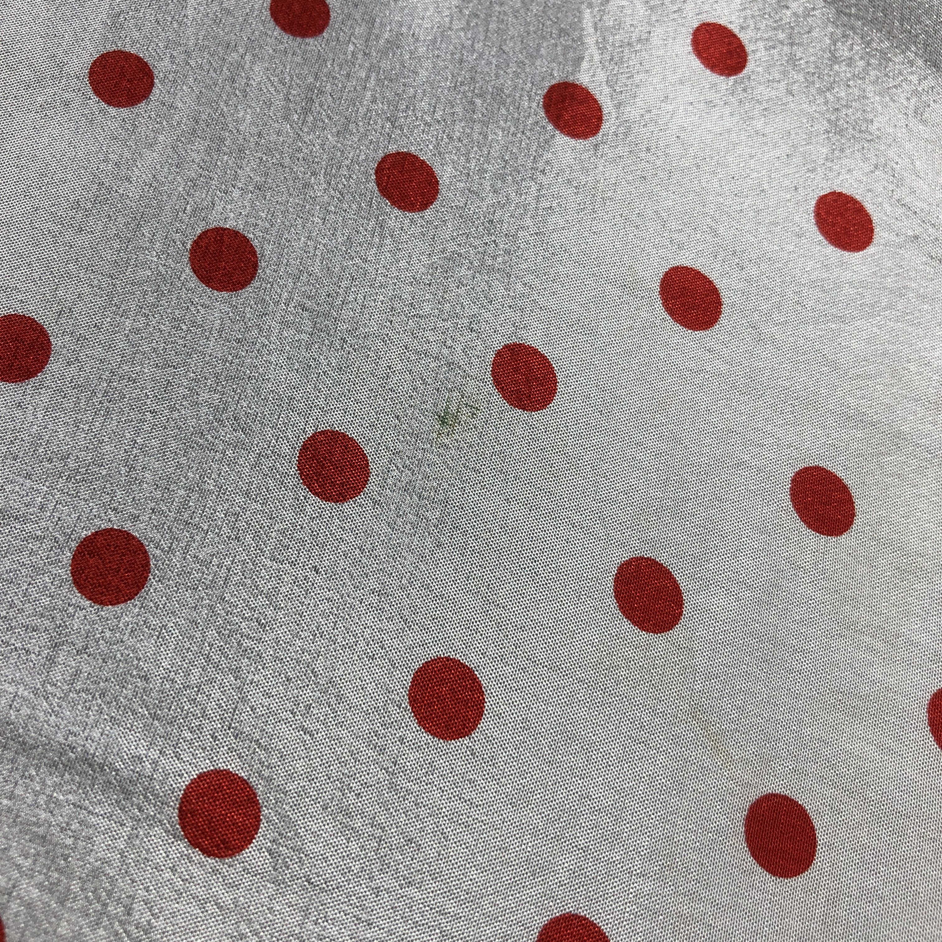 Japanese Brand Elle Polkadots Silk Scarf M1113 Size ONE SIZE - 7 Thumbnail