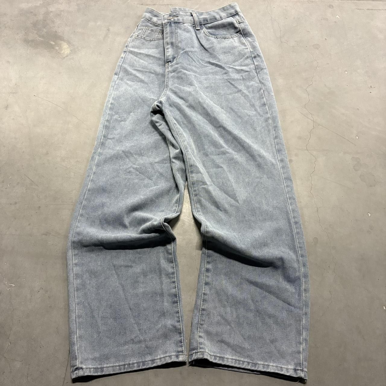 Vintage Crazy Vintage Y2K/2000s Super Baggy Skater Style Light Wash Denim Jeans! Size US 36 / EU 52 - 3 Thumbnail