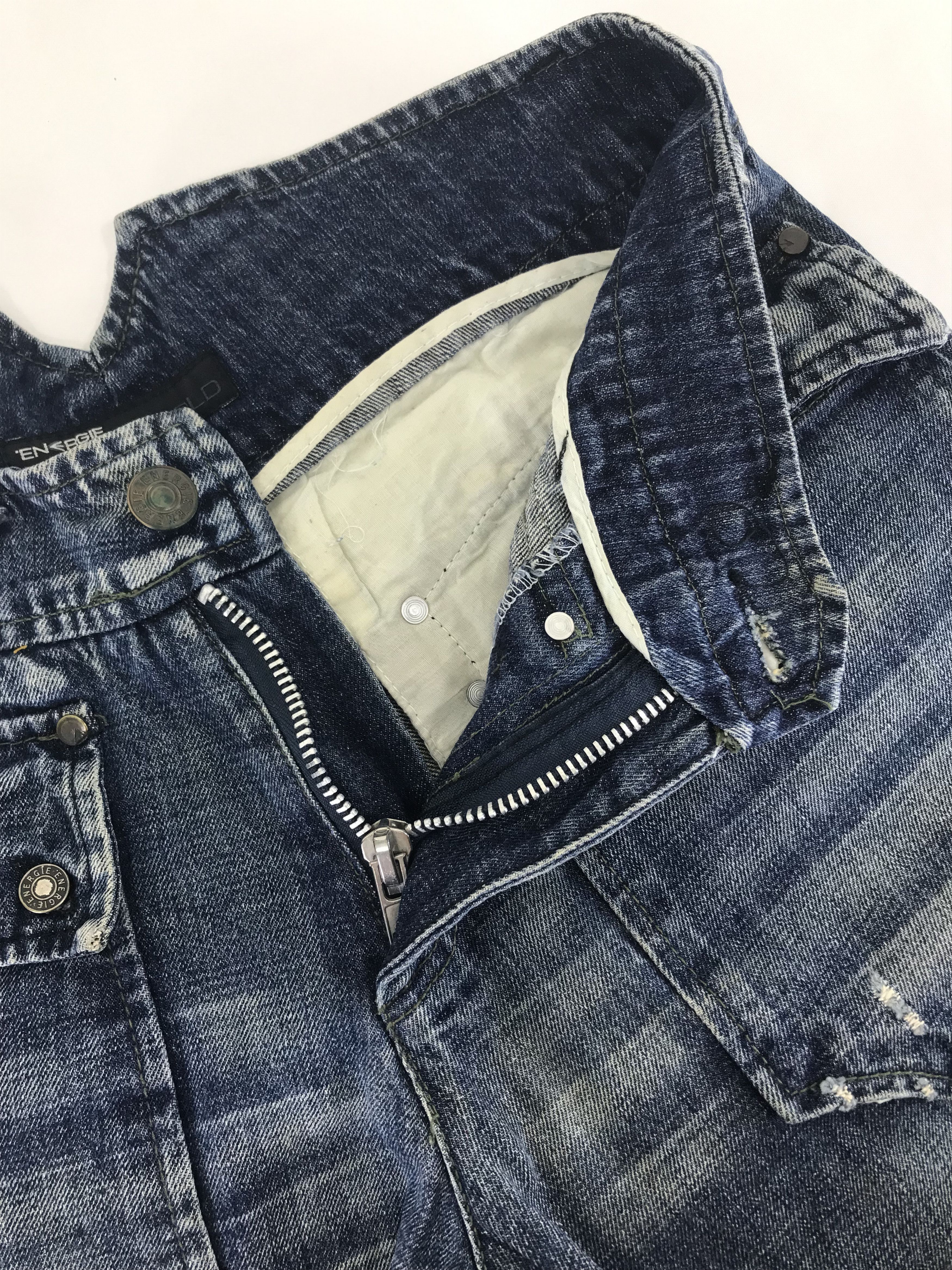 Energie Energie x Sixty Baggy Jeans Wide Leg Denim Size US 30 / EU 46 - 9 Thumbnail