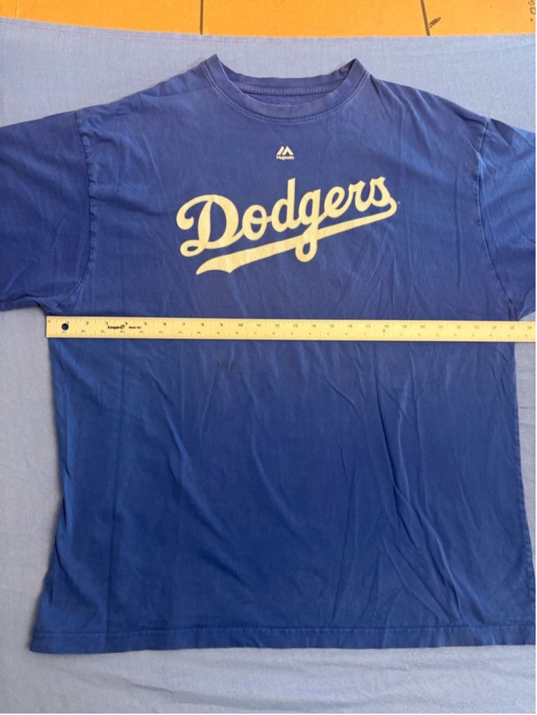 Majestic Men's Majestic Dodgers T-Shirt XL Blue Size US XL / EU 56 / 4 - 3 Thumbnail