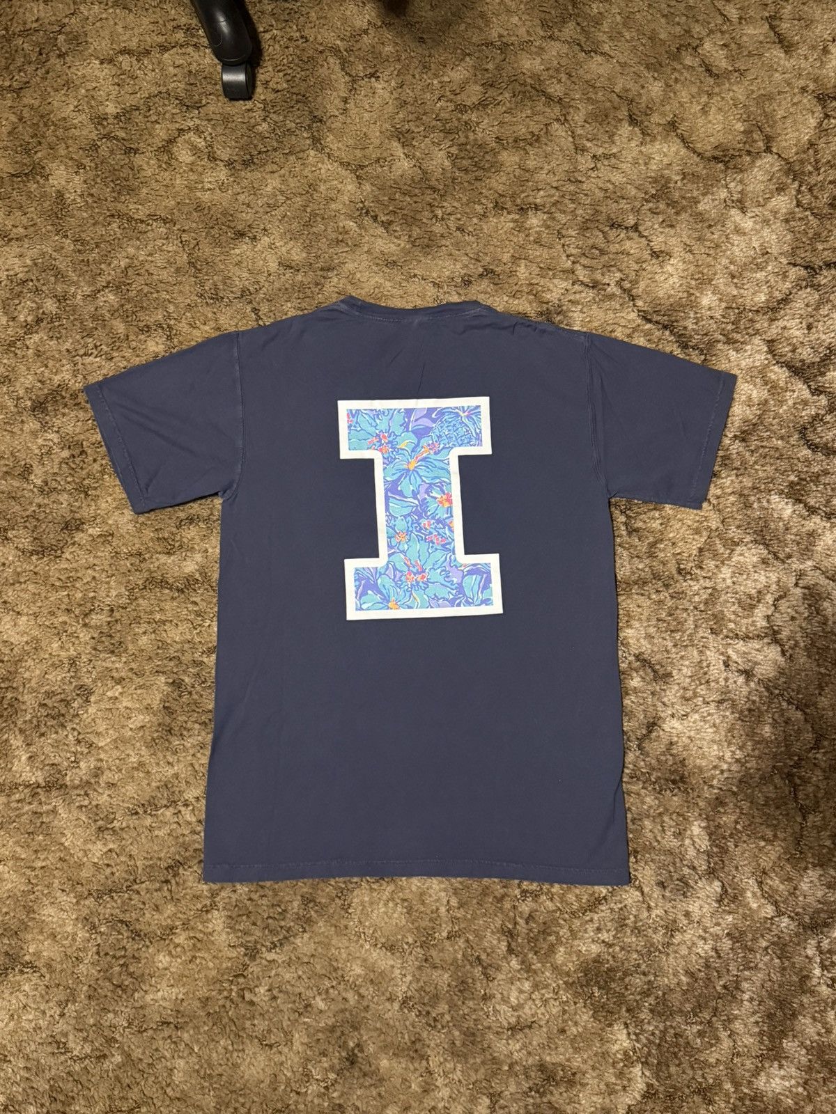 Vintage University of Illinois Flower Logo T-Shirt Pocket Tee Small Size US S / EU 44-46 / 1 - 1 Thumbnail