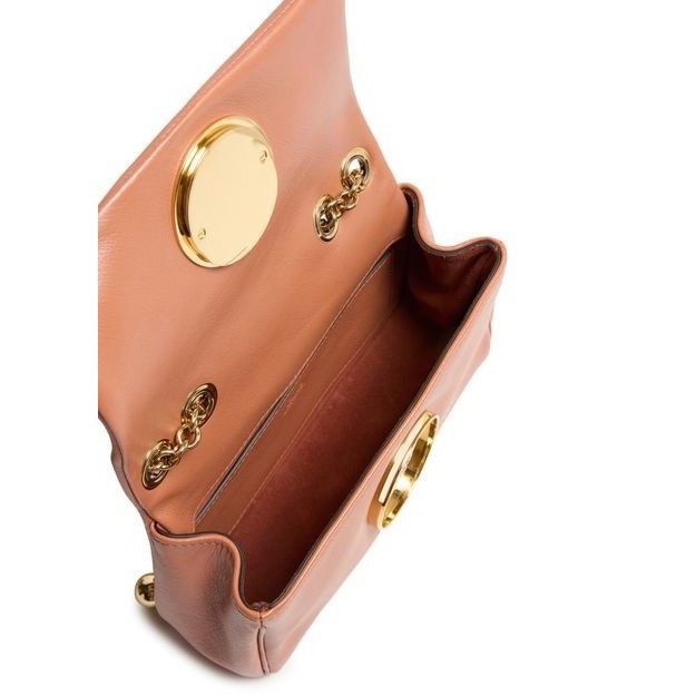 Chloe Chloe Small Heritage Wooden Orange Grained Leather Shoulder Size ONE SIZE - 4 Thumbnail