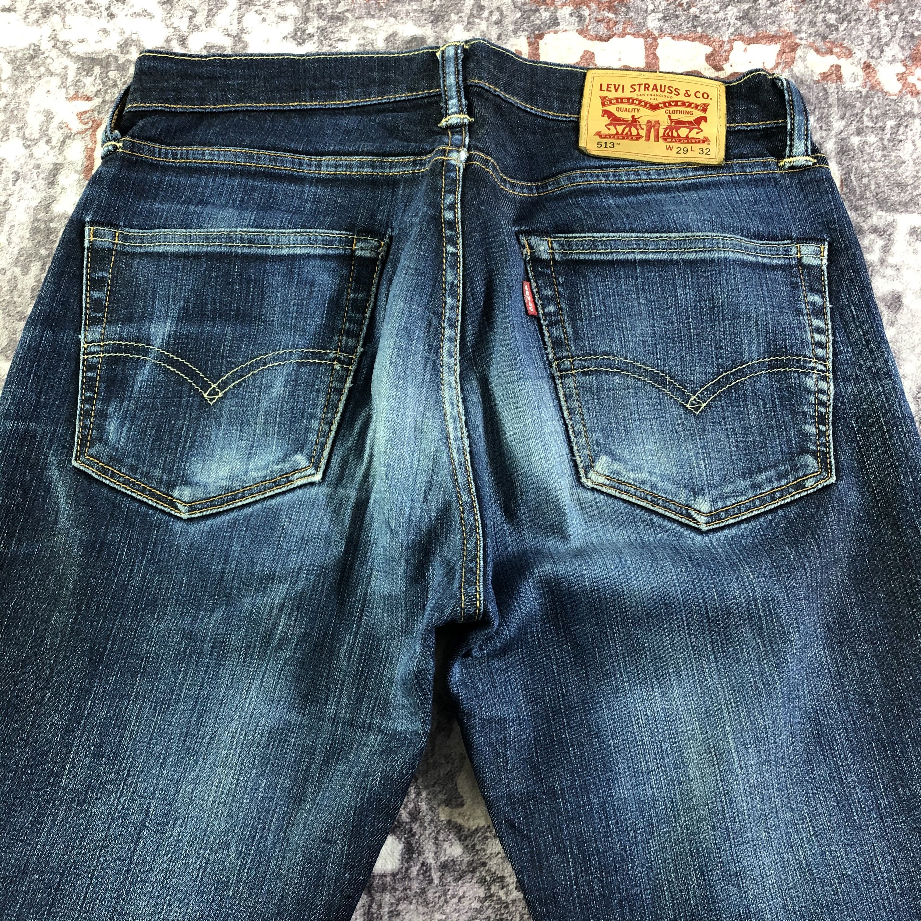 Levi's × Vintage Vintage Blue Wash Levis 513 Jeans-JM3317 Size US 31 - 4 Thumbnail