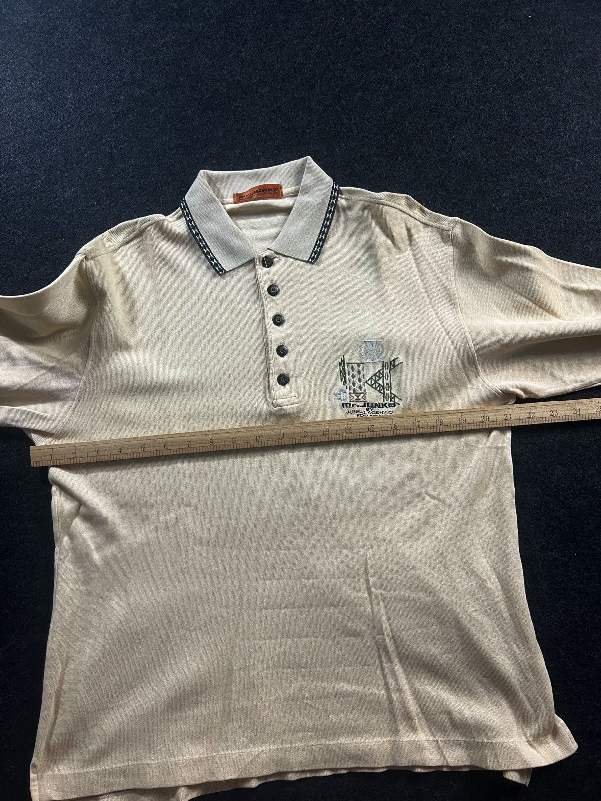 Mr. Junko Mr Junko Shimada Long Sleeve Polo Logo Size US XL / EU 56 / 4 - 5 Thumbnail