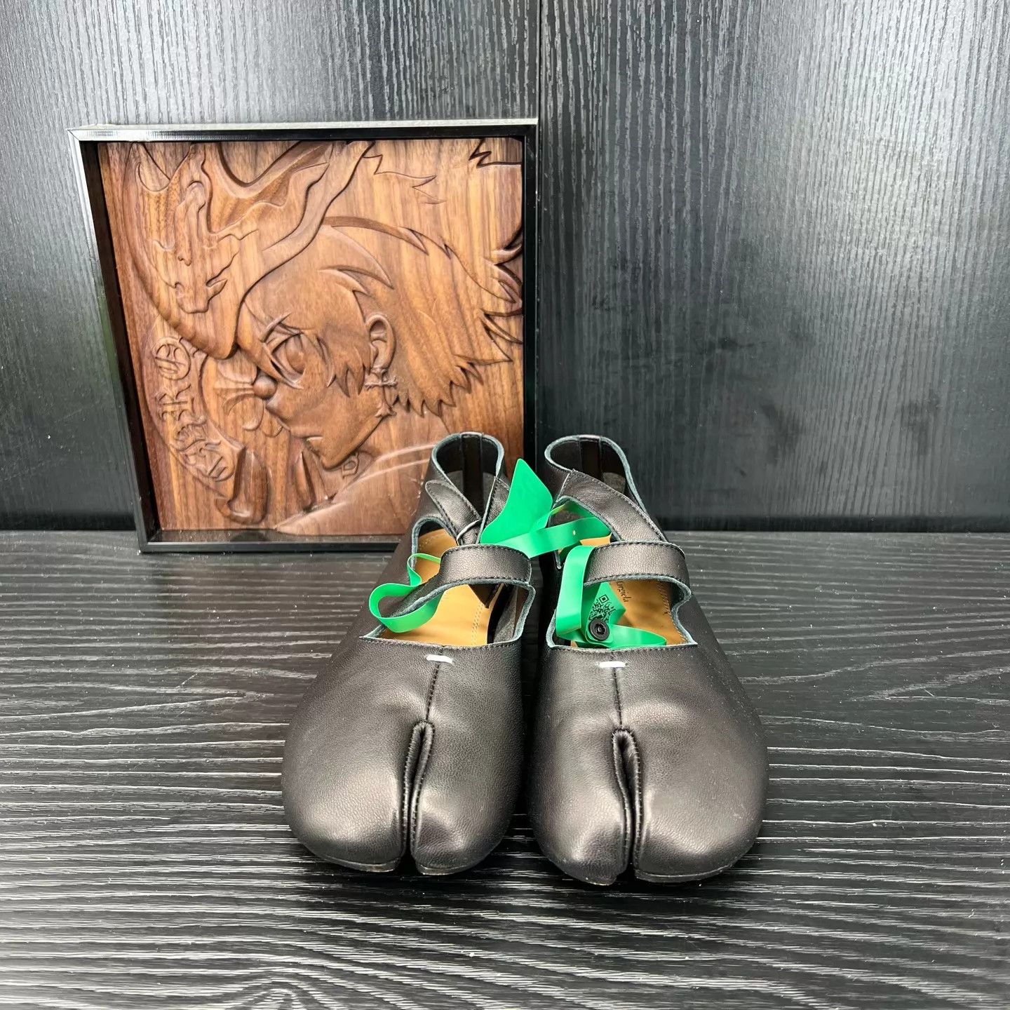 Maison Margiela Margiela Tabi Sheepskin Ankle Wrap Ballerina 99 New 37.5 Size US 7 / IT 37 - 5 Thumbnail
