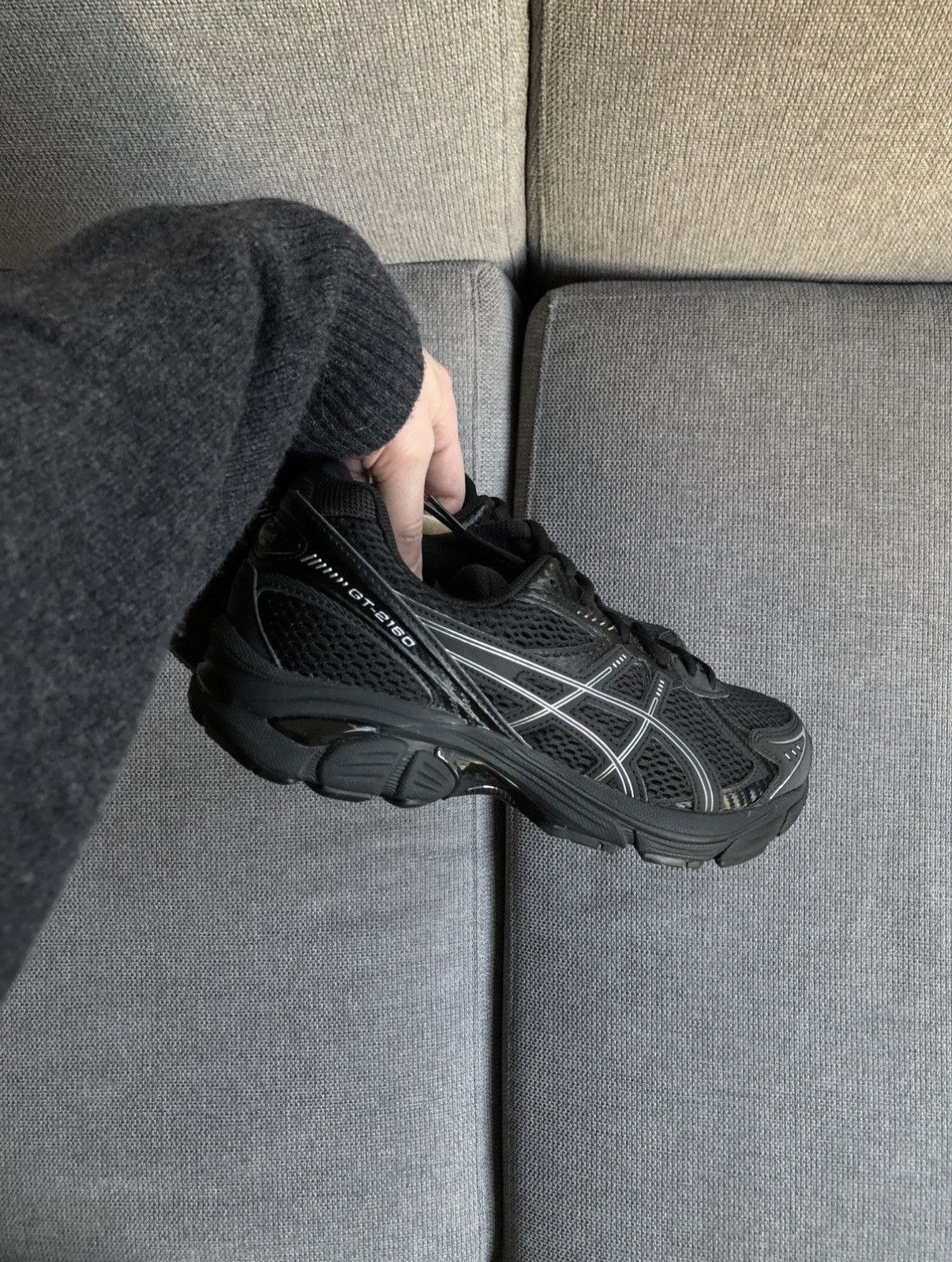 Asics × JJJJound GT-2160 1203A691-002 BLACK/BLACK JJJOUND ASICS Size US 7.5 / EU 40-41 - 2 Thumbnail