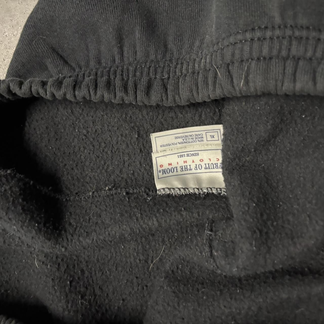 Japanese Brand × Vintage Crazy Vintage 90s Faded Black Essential Sweatpants! Size US 34 / EU 50 - 6 Thumbnail