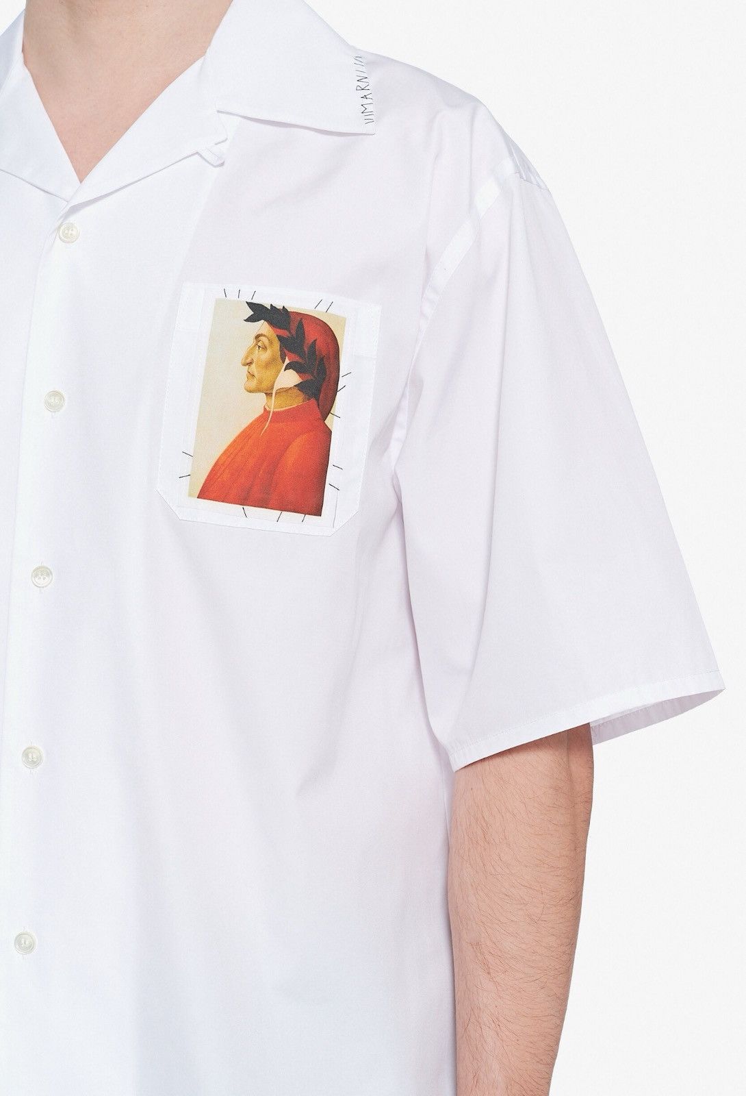 Marni Last Marni Embroidered Patch Bowling Shirt Size US L / EU 52-54 / 3 - 3 Thumbnail