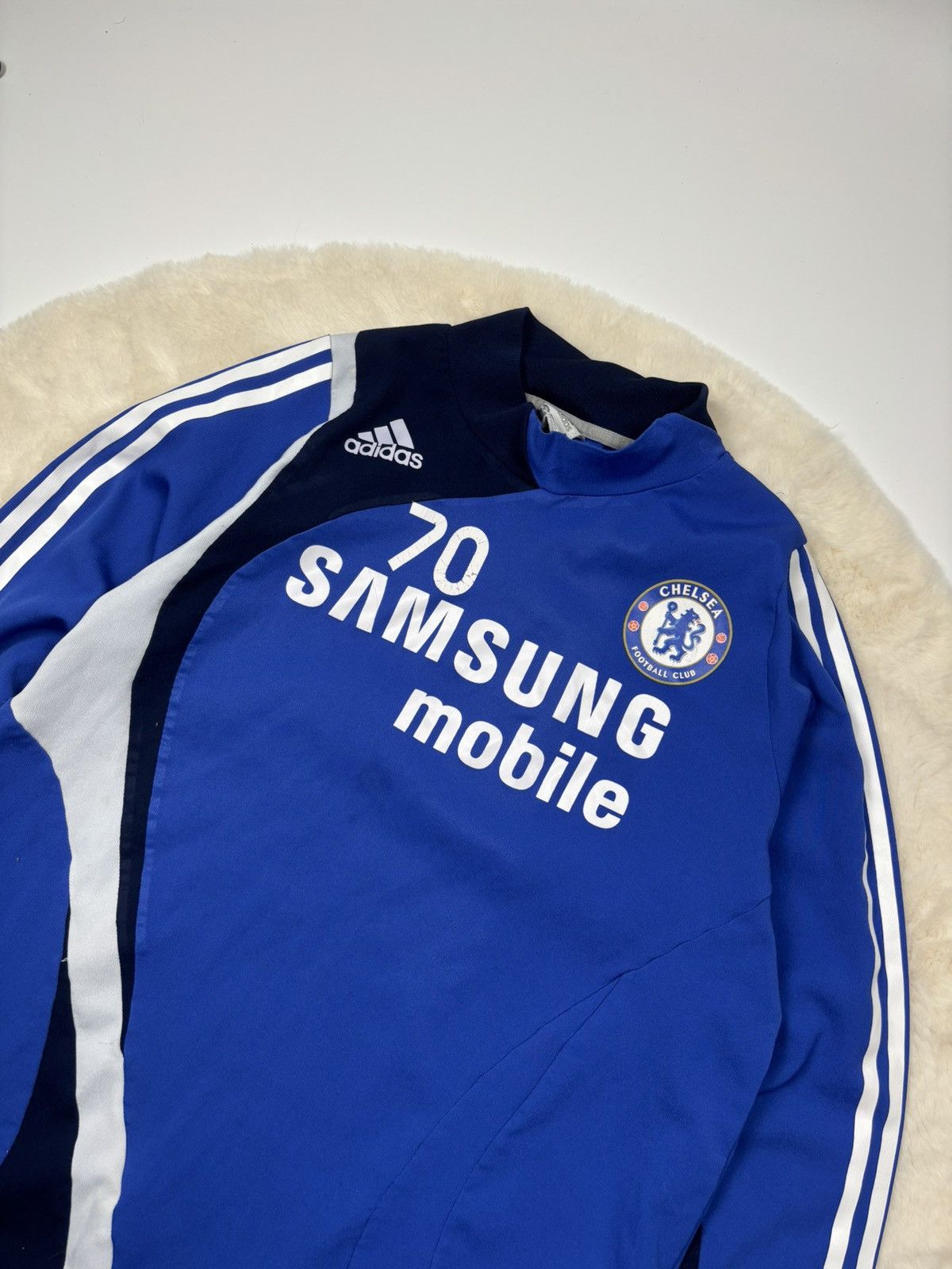 Adidas Adidas FC Chelsea 2007/08 Soccer Training Shirt Size L Size US L / EU 52-54 / 3 - 4 Thumbnail