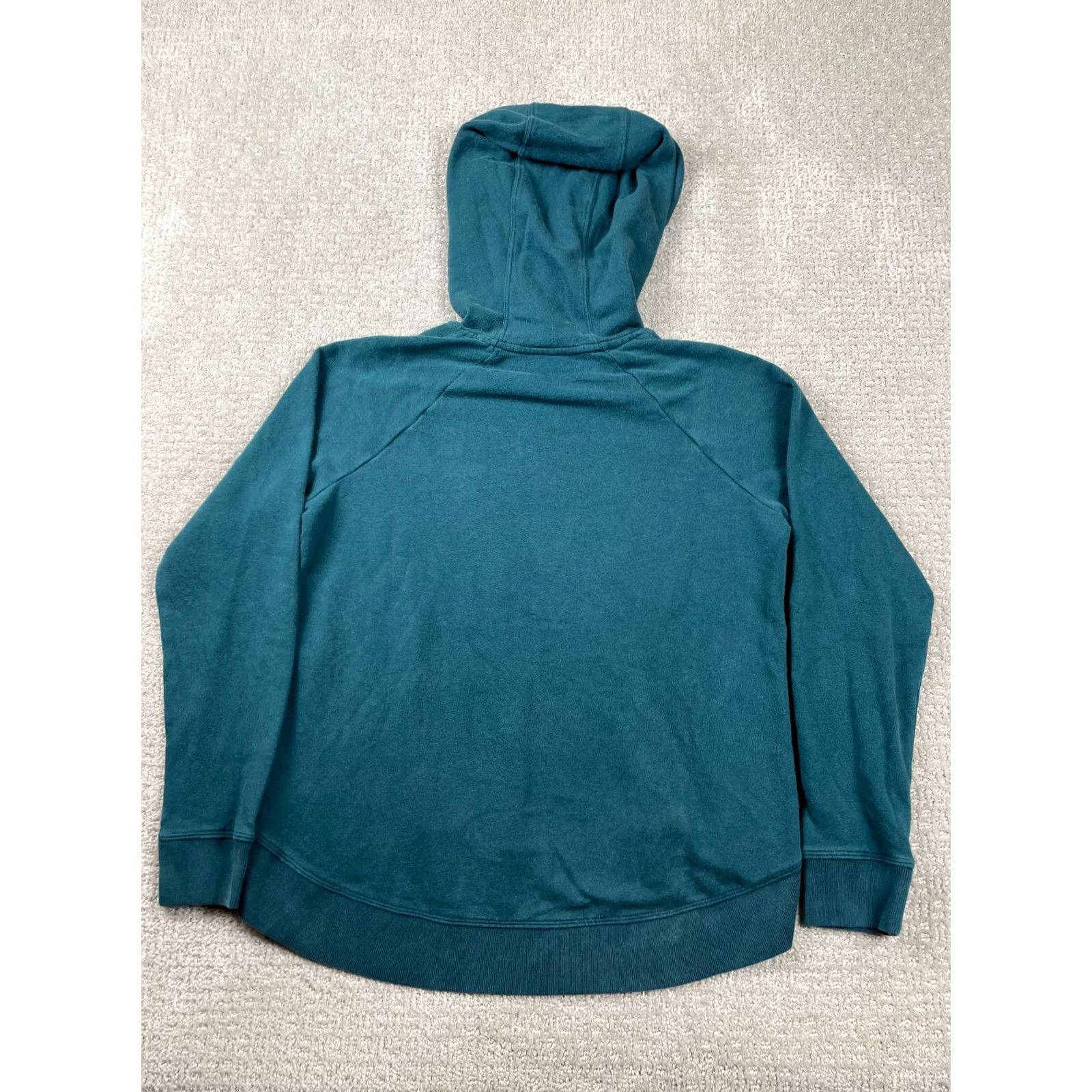 Under Armour Under Armour Hoodie Womens Small Green Rival Fleece Curved Hem Pullover Size S / US 4 / IT 40 - 5 Thumbnail