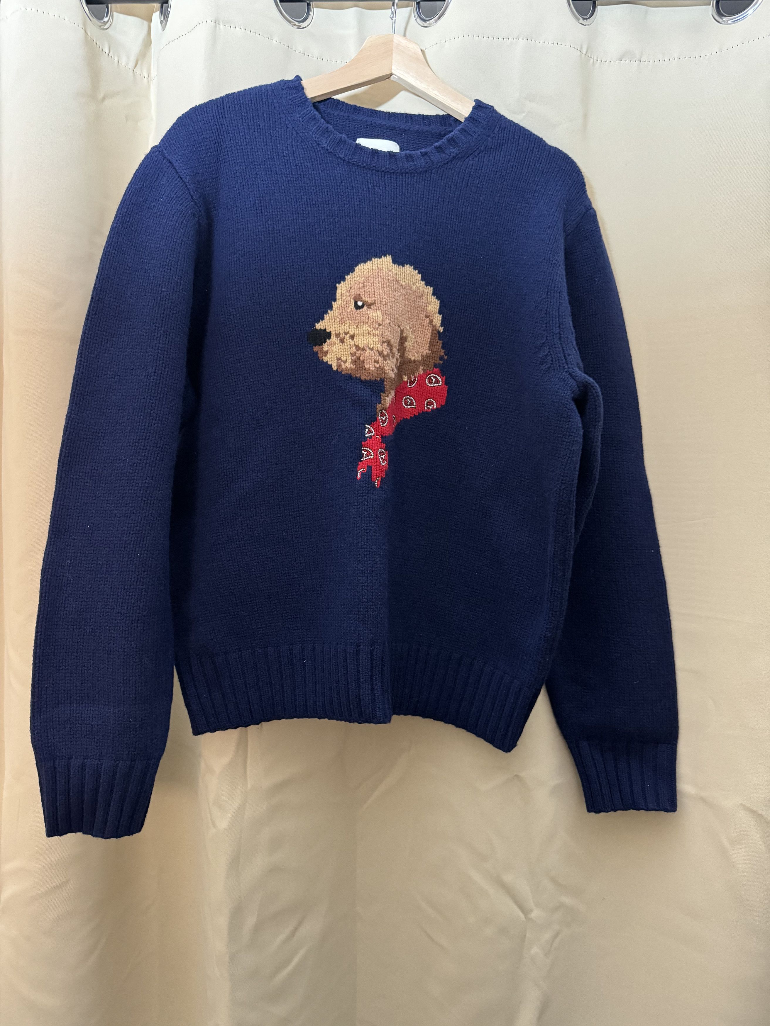 image of Aime Leon Dore Buddy Sweater in Navy, Men's (Size Medium)