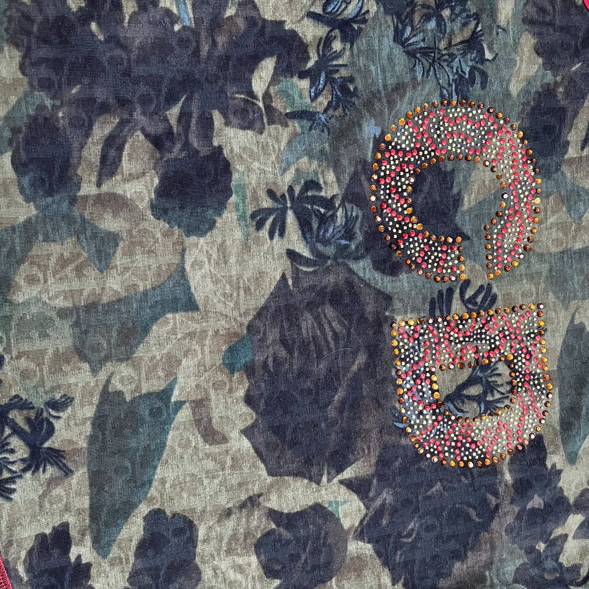 Christian Dior Monsieur Authentics Christian Dior Flower Camouflage Rhinestone Size XL / US 12-14 / IT 48-50 - 17 Thumbnail