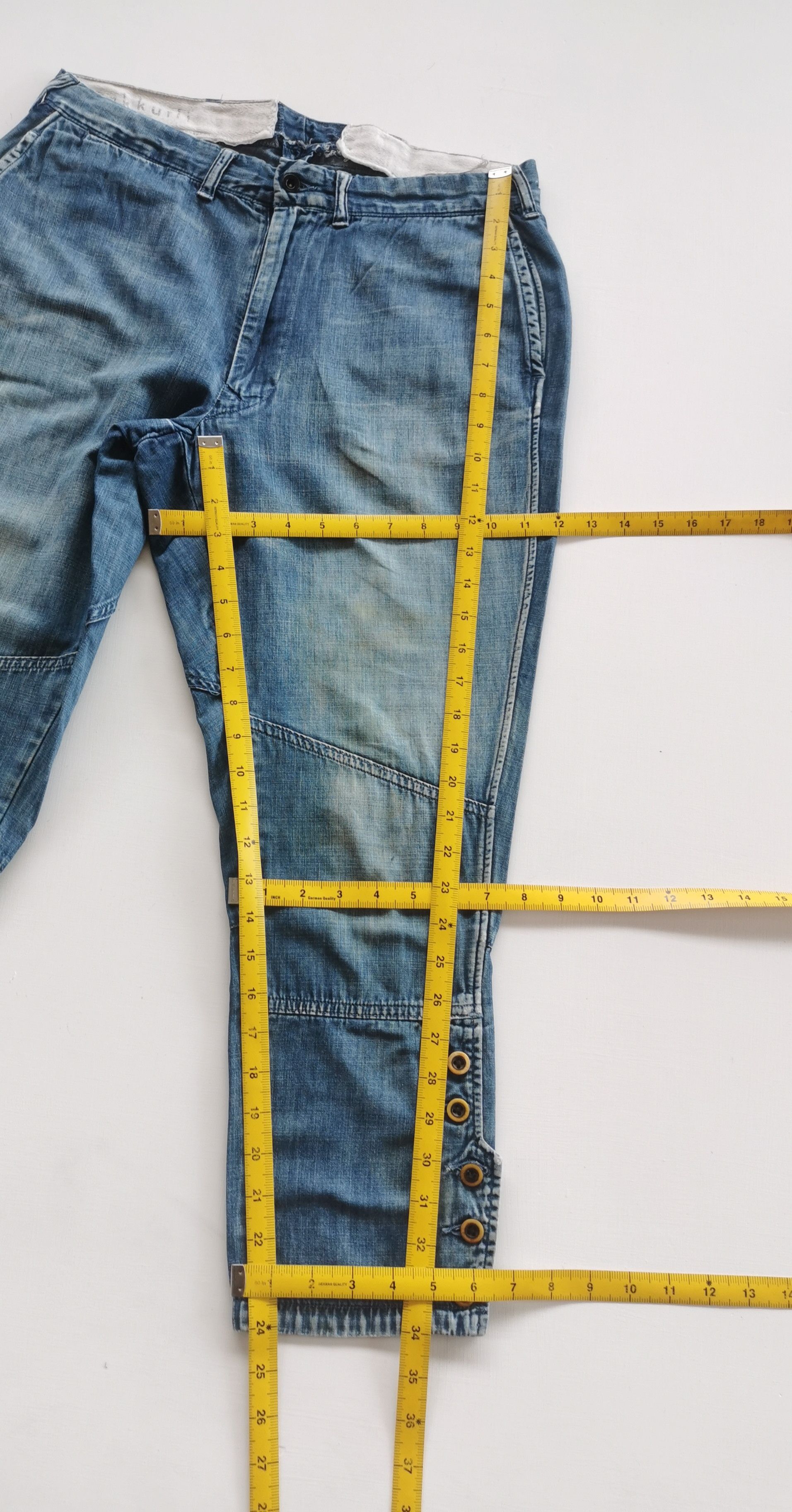 45rpm 45rpm Button Hem Cropped Jeans Size US 31 - 7 Thumbnail