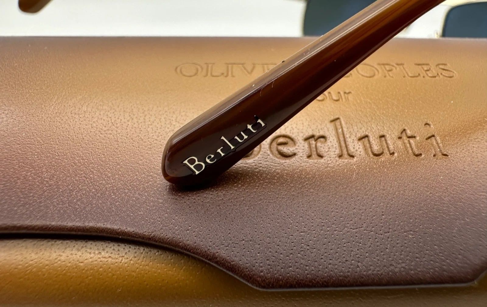 Oliver Peoples Oliver Peoples BERLUTI Sheldrake Leather OV5036Q 5036 Size ONE SIZE - 9 Thumbnail