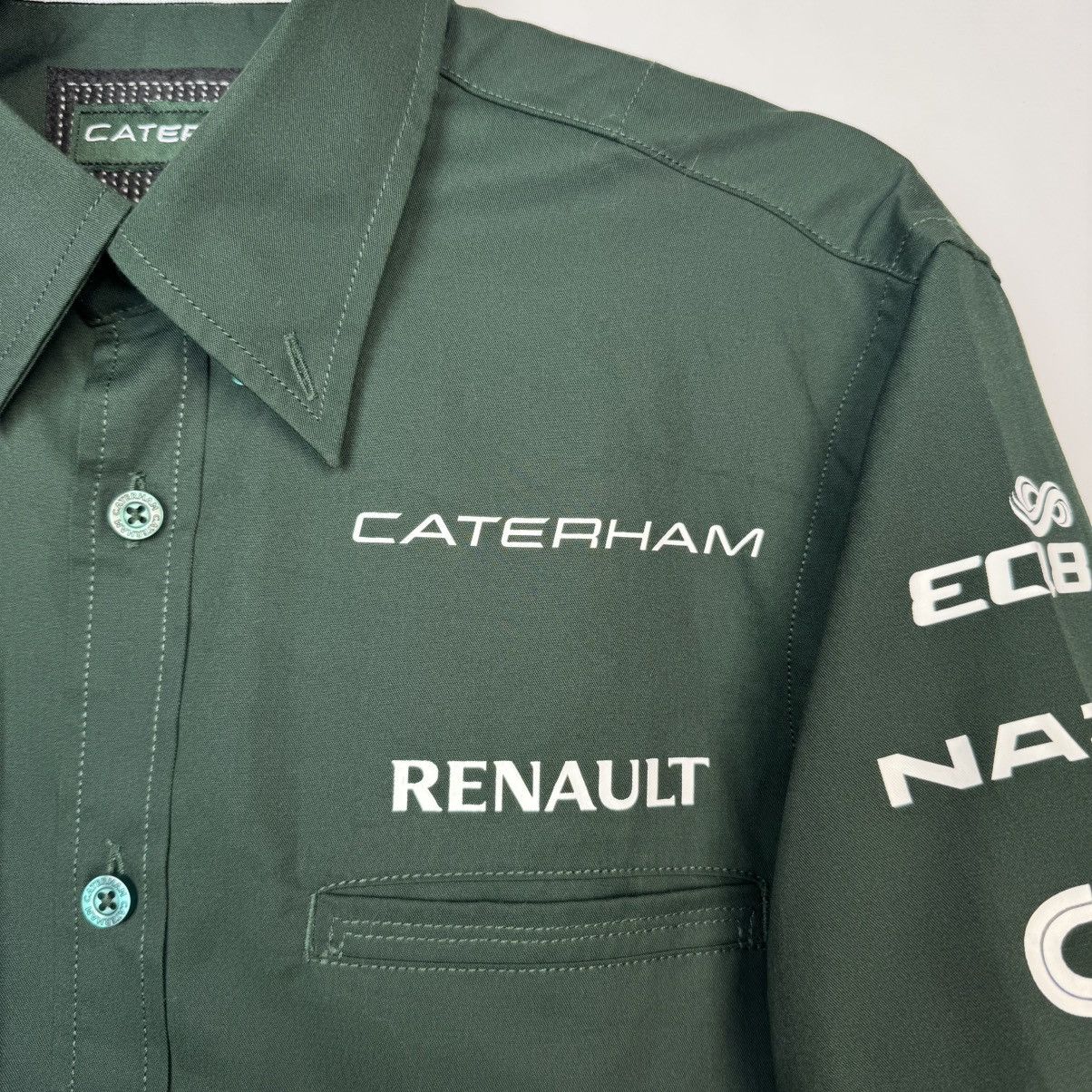 Vintage Caterham Renault Racing Formula One F1 Button Up Shirt Size US S / EU 44-46 / 1 - 13 Thumbnail