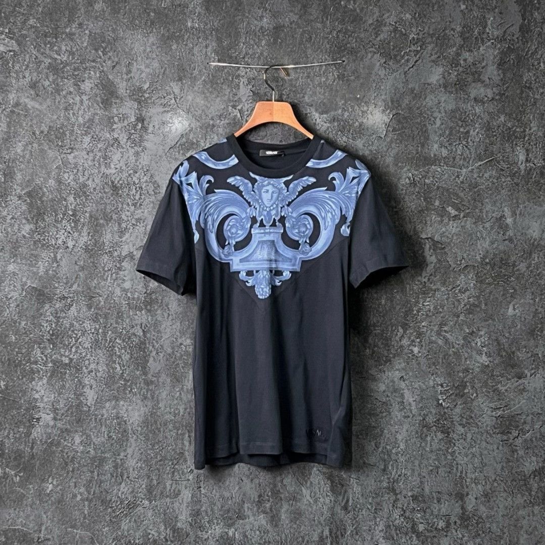 Versace Versace Cotton Printed T-Shirt s Men Size US S / EU 44-46 / 1 - 1 Thumbnail