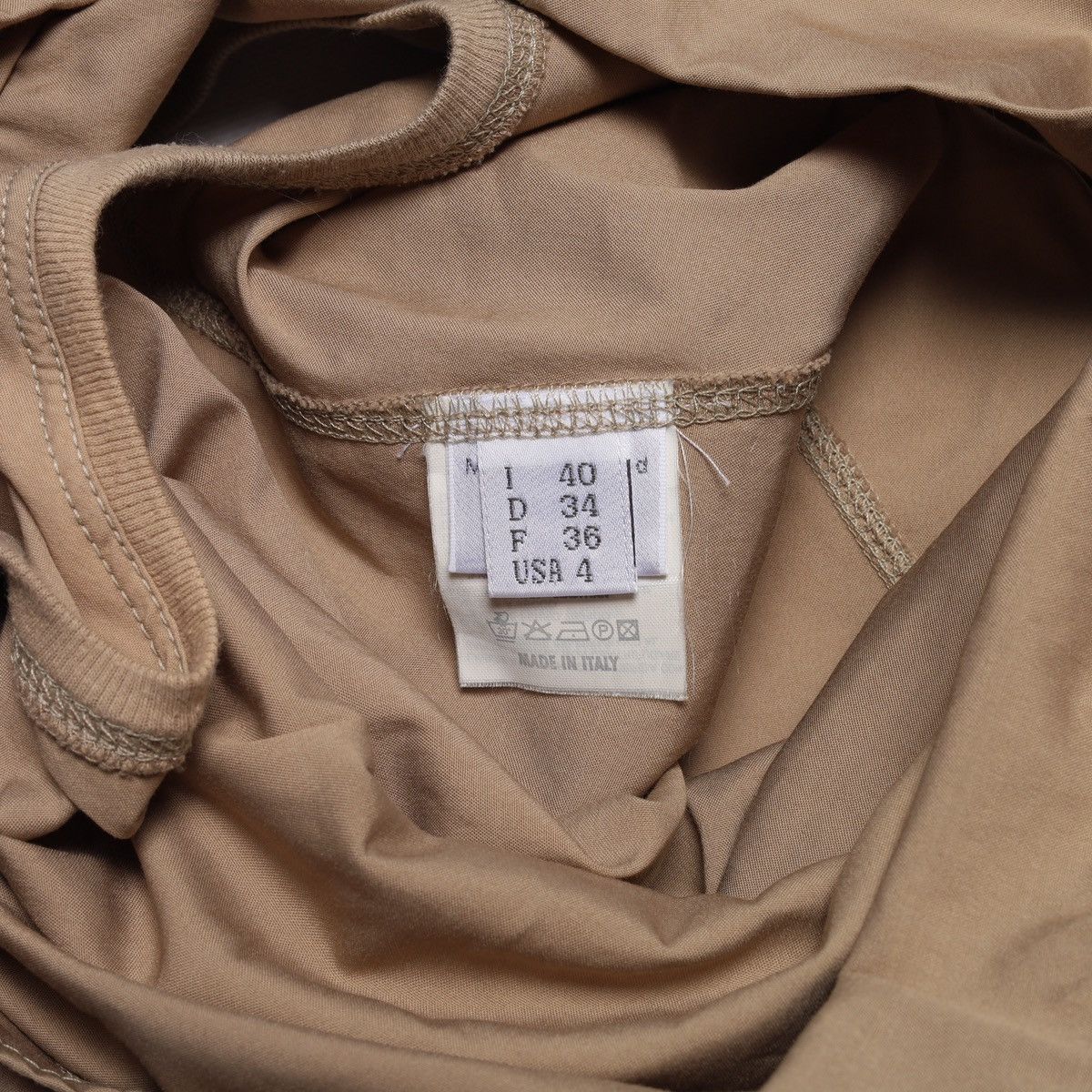 Brunello Cucinelli Brunello Cucinelli Cotton Polyamide Spandex Dress Long Beige Size S / US 4 / IT 40 - 11 Thumbnail