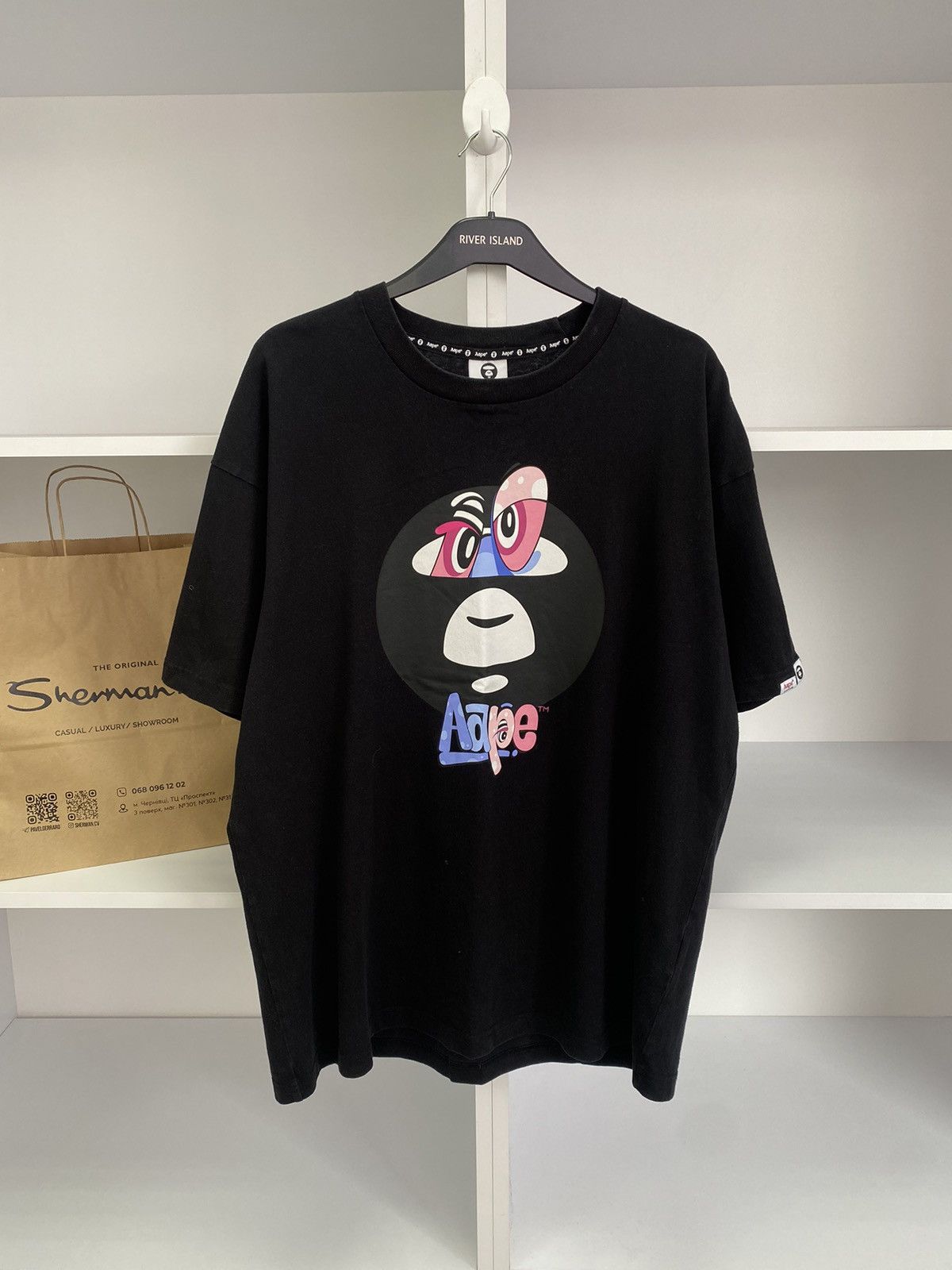 Aape AAPE by A Bathing Ape Eric Inkala Edition T-Shirt Size US XL / EU 56 / 4 - 2 Thumbnail